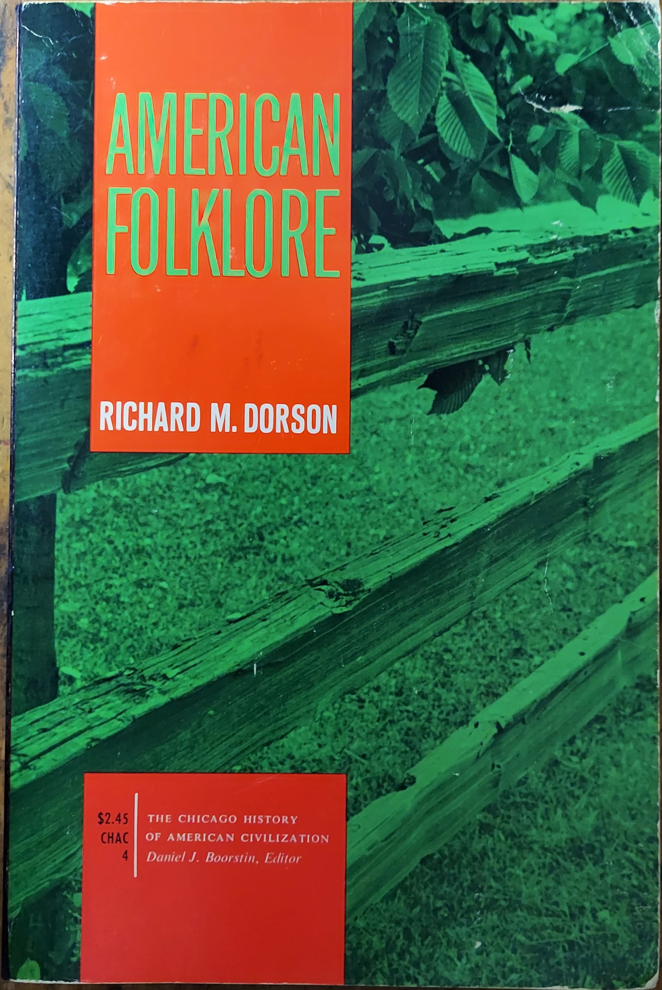 American Folklore (The Chicago History of American Civilization)