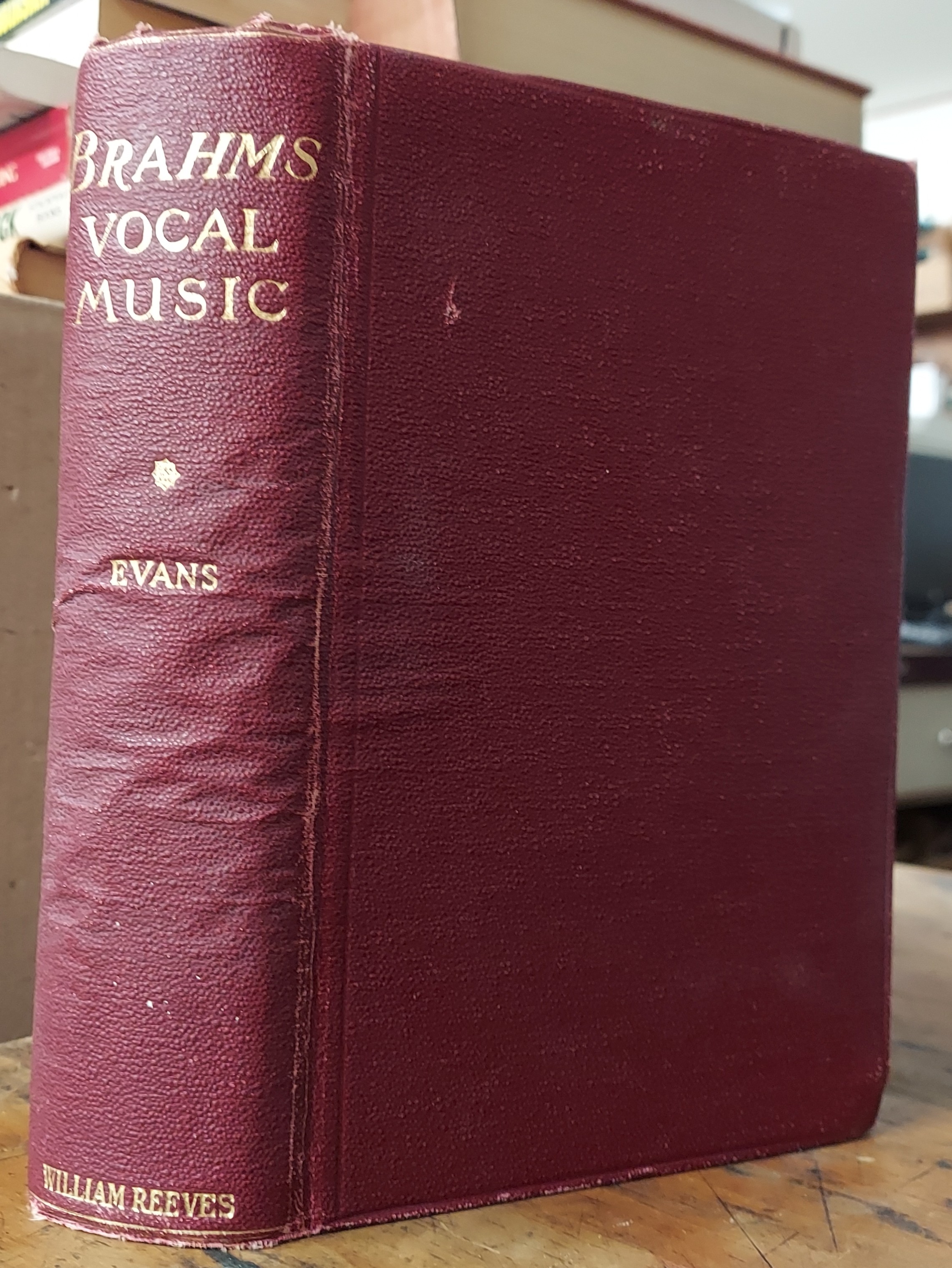 Historical Descriptive Account of the Entire Works of Johannes Brahms (Volume One Vocal Works)
