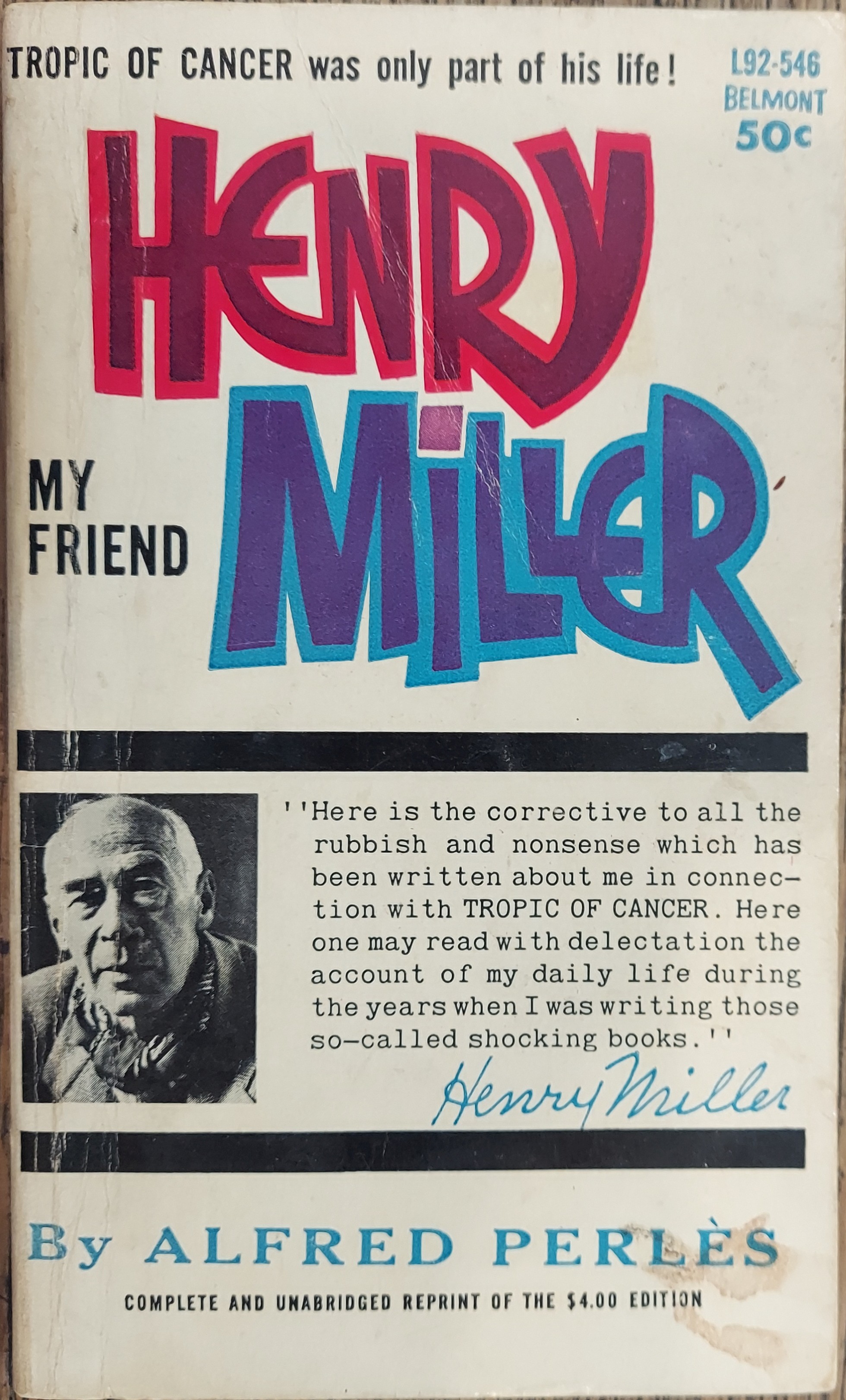 My Friend Henry Miller
