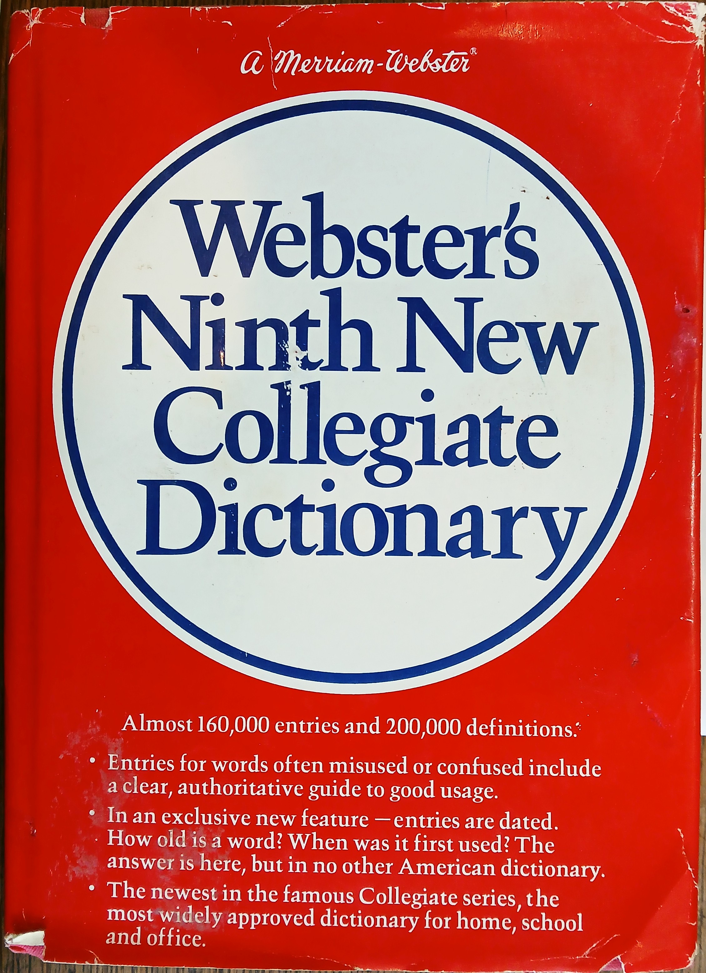 Websters Ninth New Collegiate Dictionary
