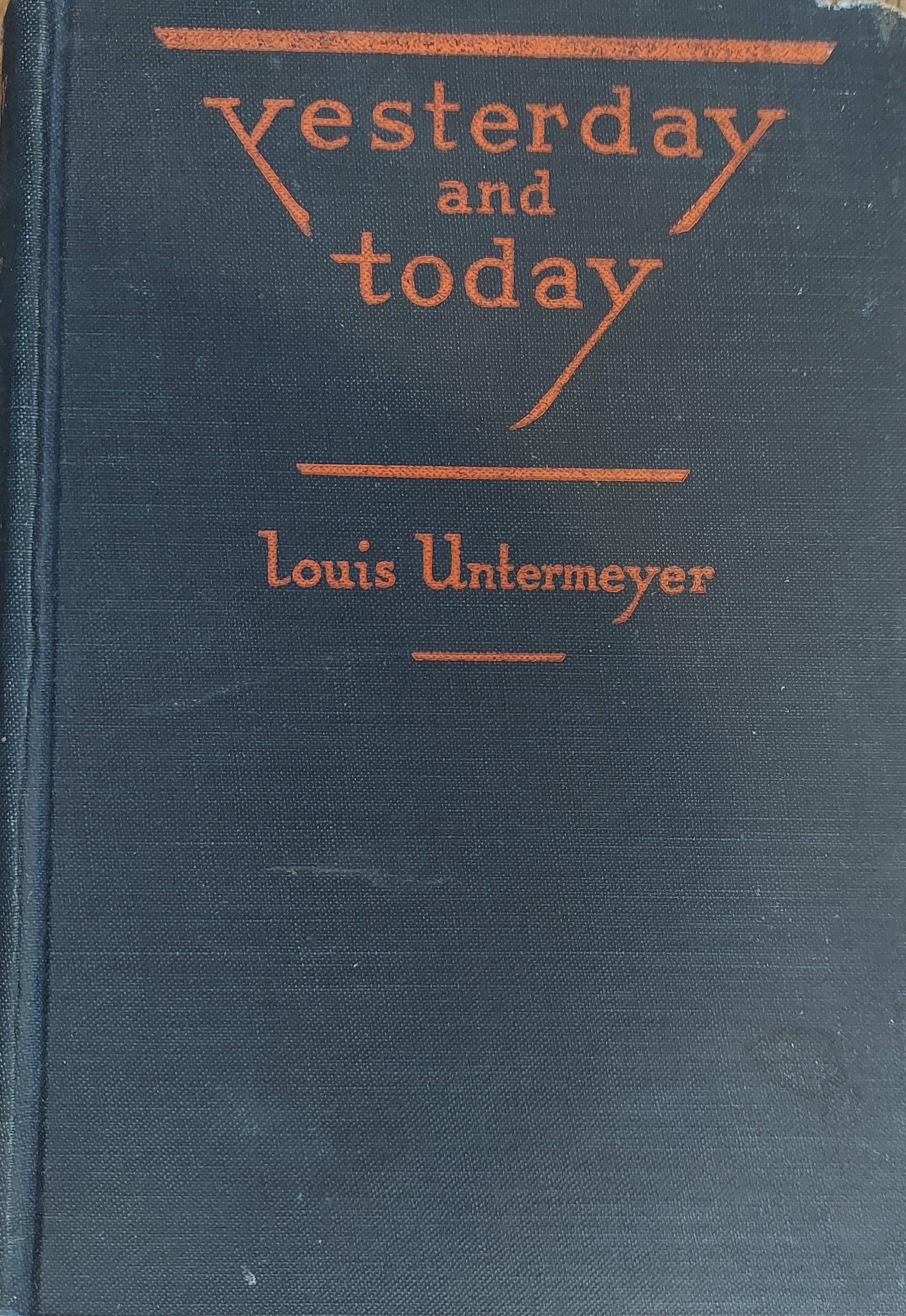 Yesterday and Today
