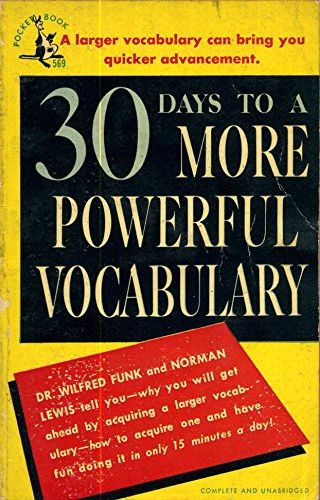 30 Days to a More Powerful Vocabulary