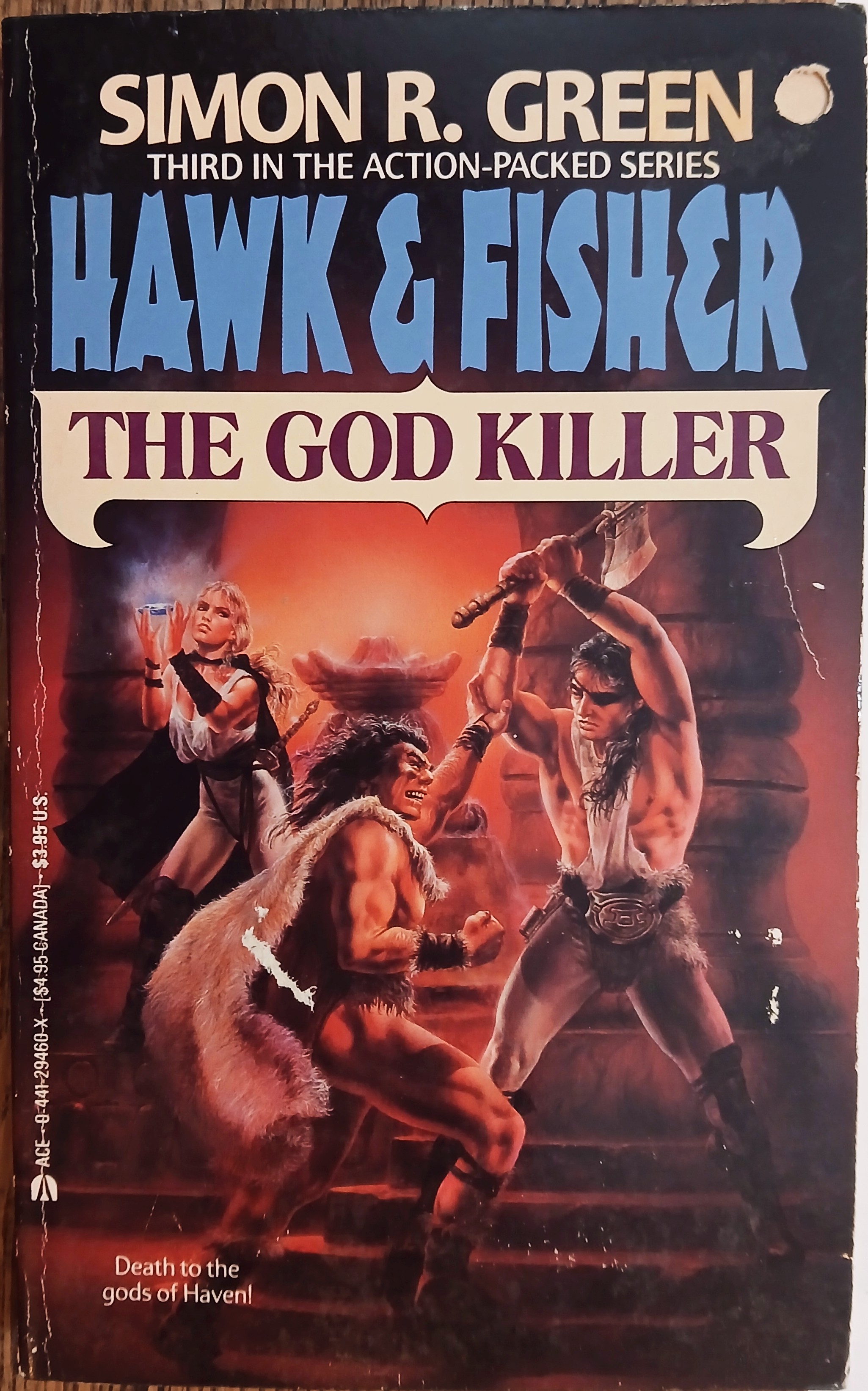 The God Killer (Hawk & Fisher # 3)