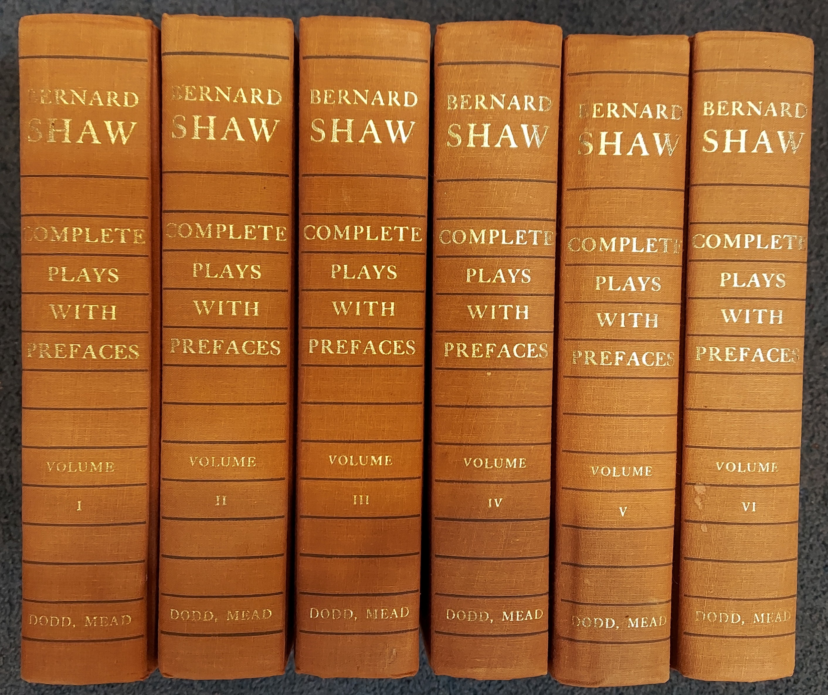 Bernard Shaw : Complete Plays with Prefaces (6 Volume set)