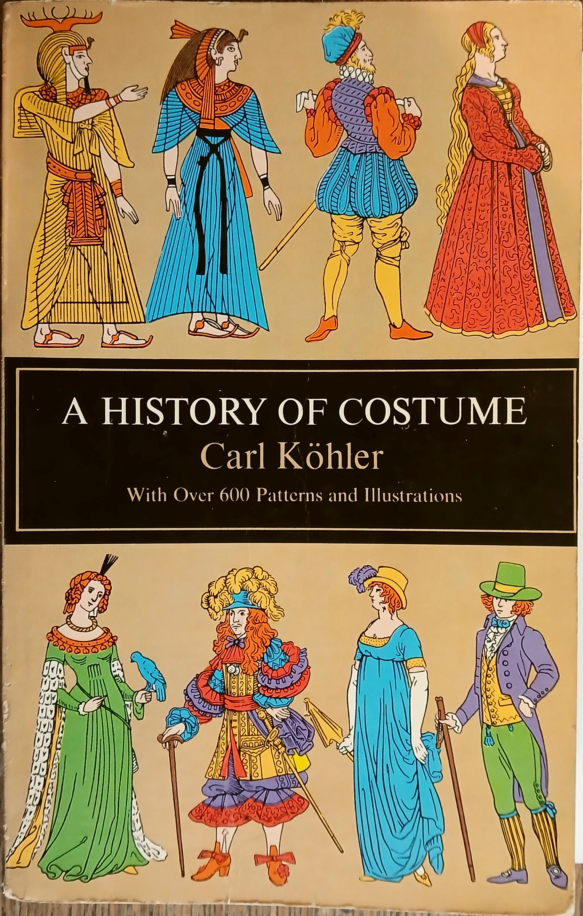 A History of Costume with Over 600 Patterns and Illustrations