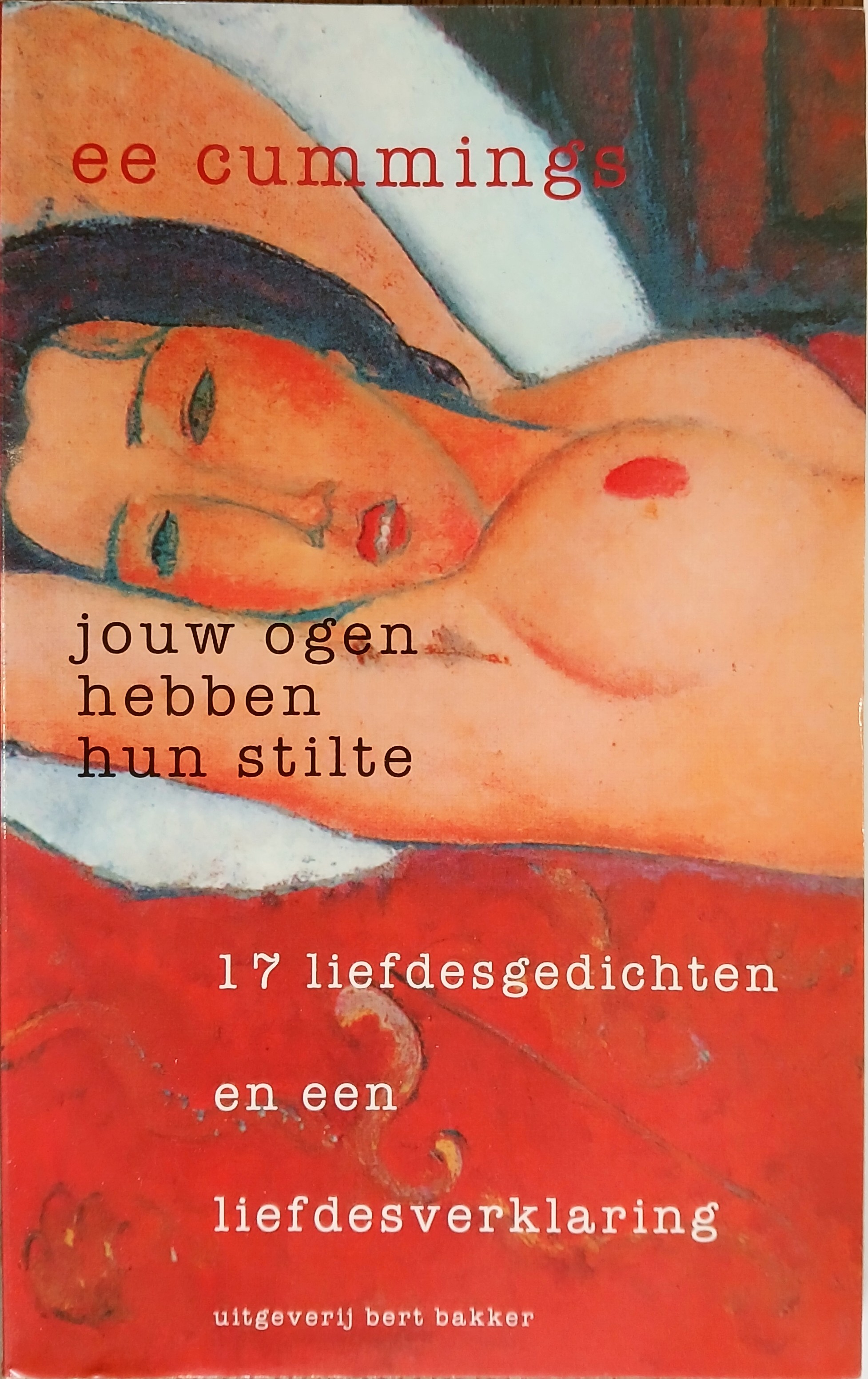 Jouw Ogen Hebben Hun Stilte: Zeventien Liefdesgedichten en Een Liefdesverklaring