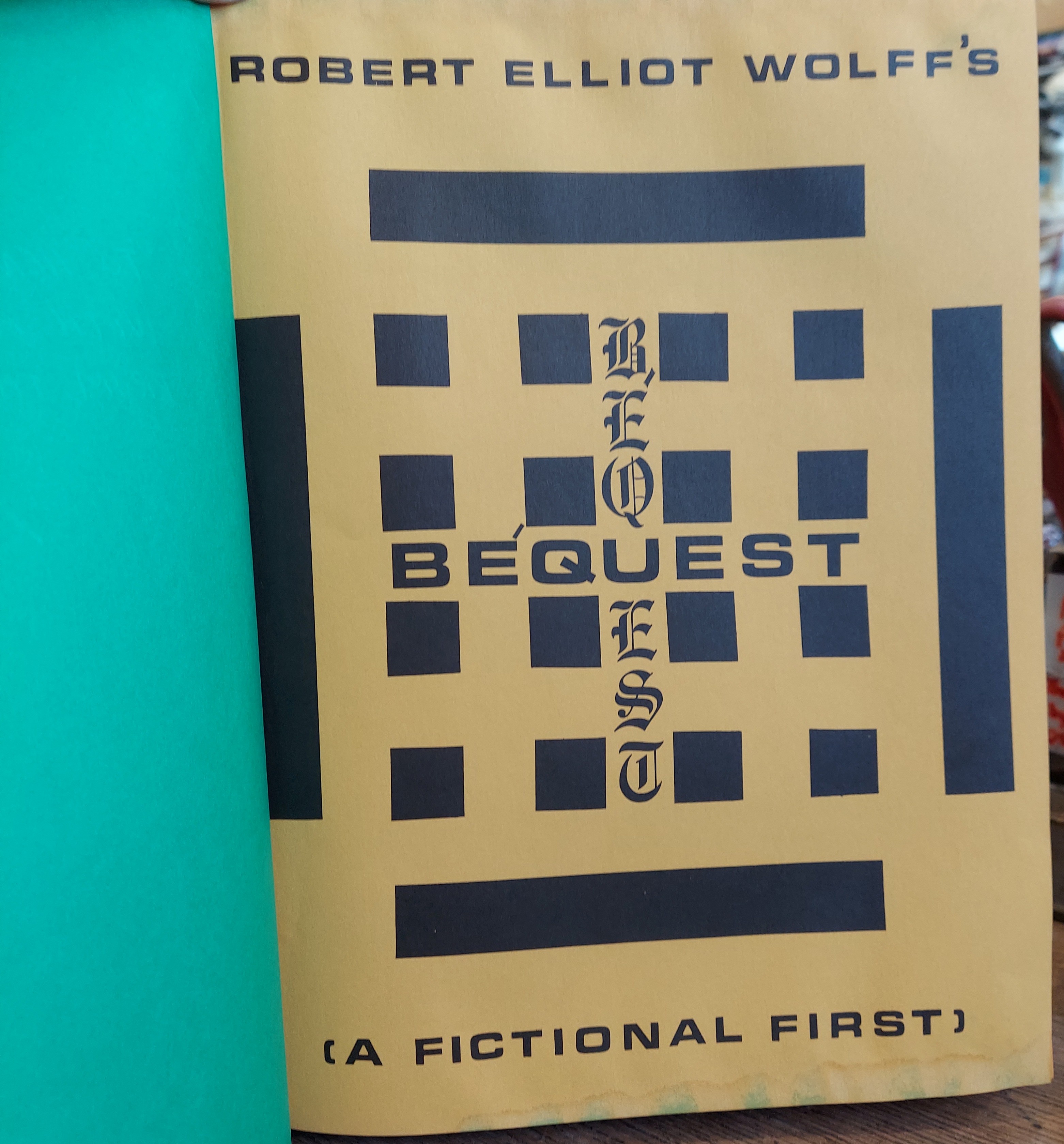 Bequest (A Fictional First)