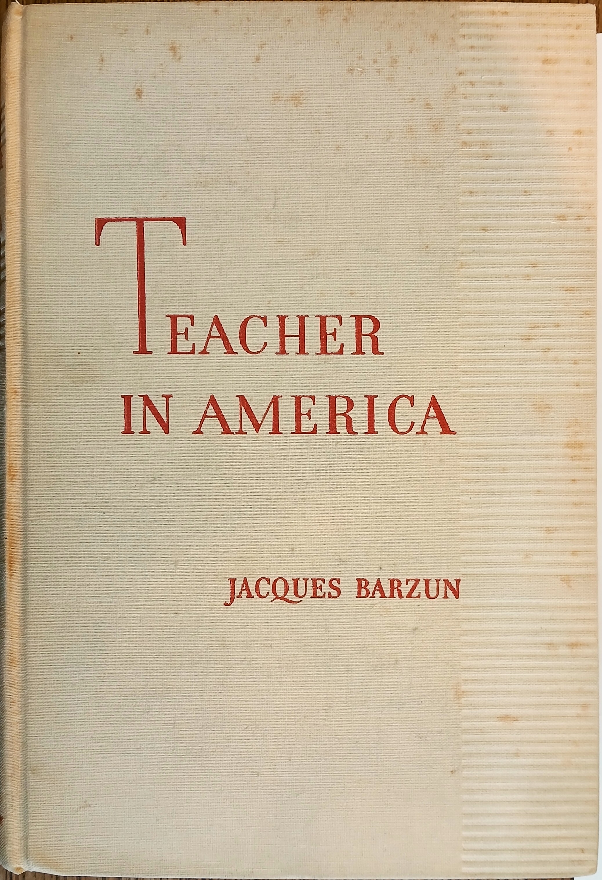 Teacher in America