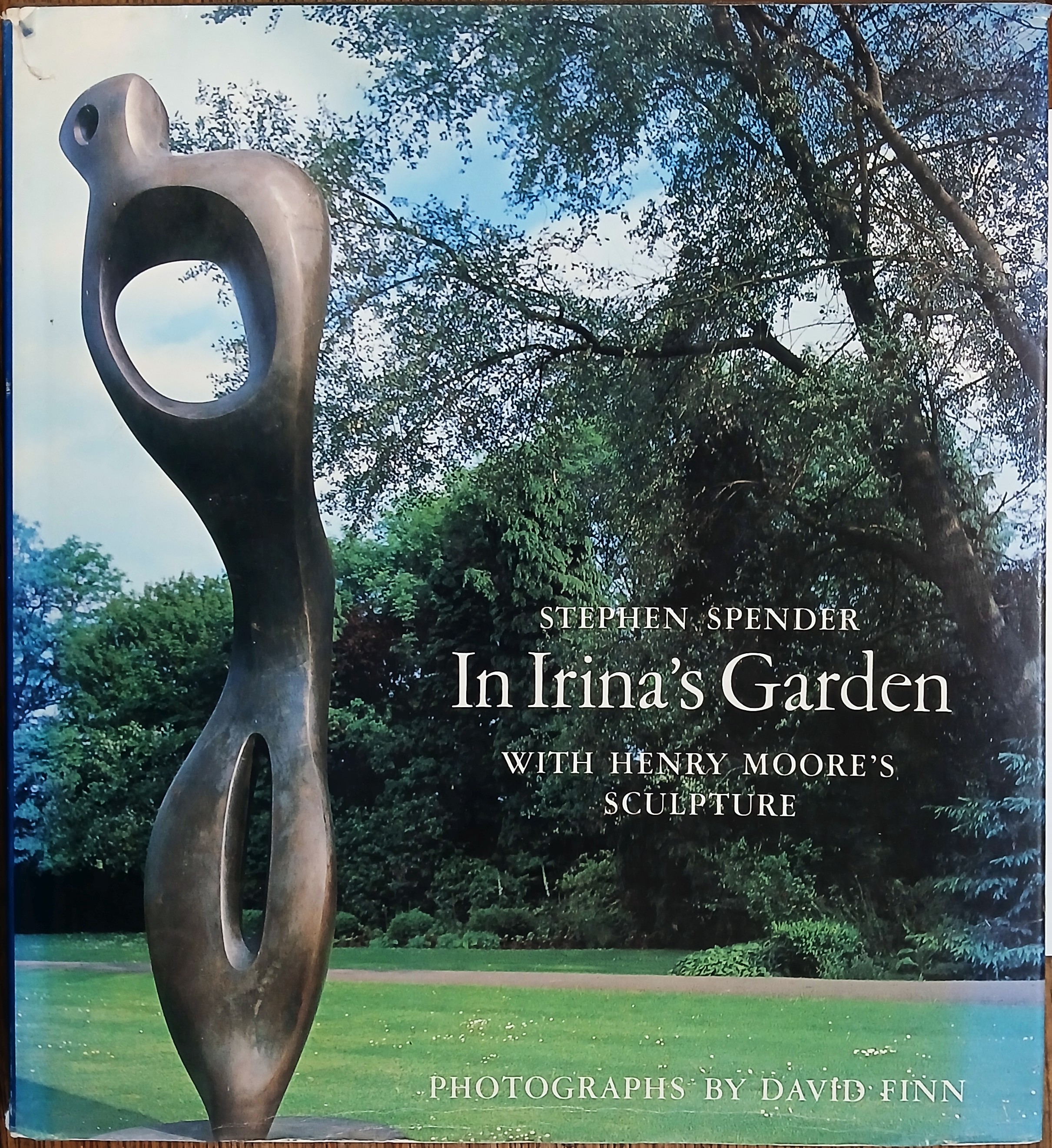 In Irina's Garden with Henry Moore's Sculpture