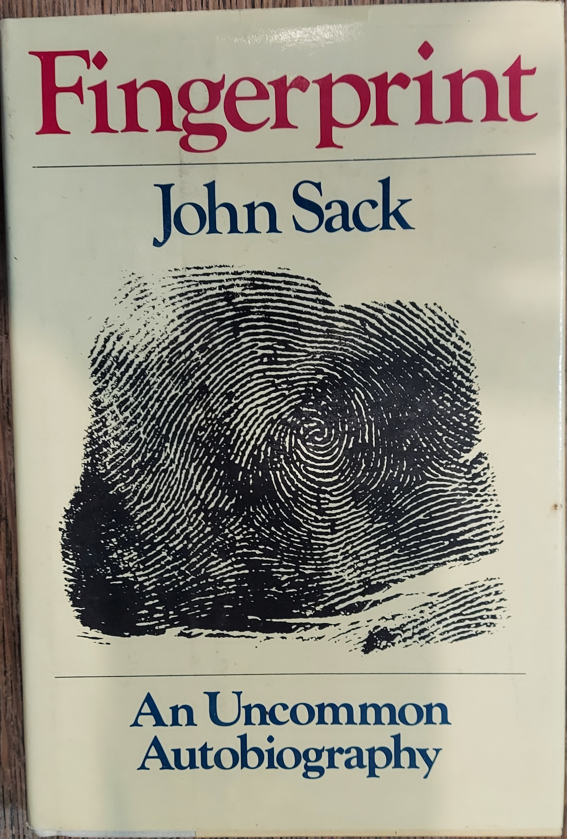 Fingerprint : An Uncommon Autobiography