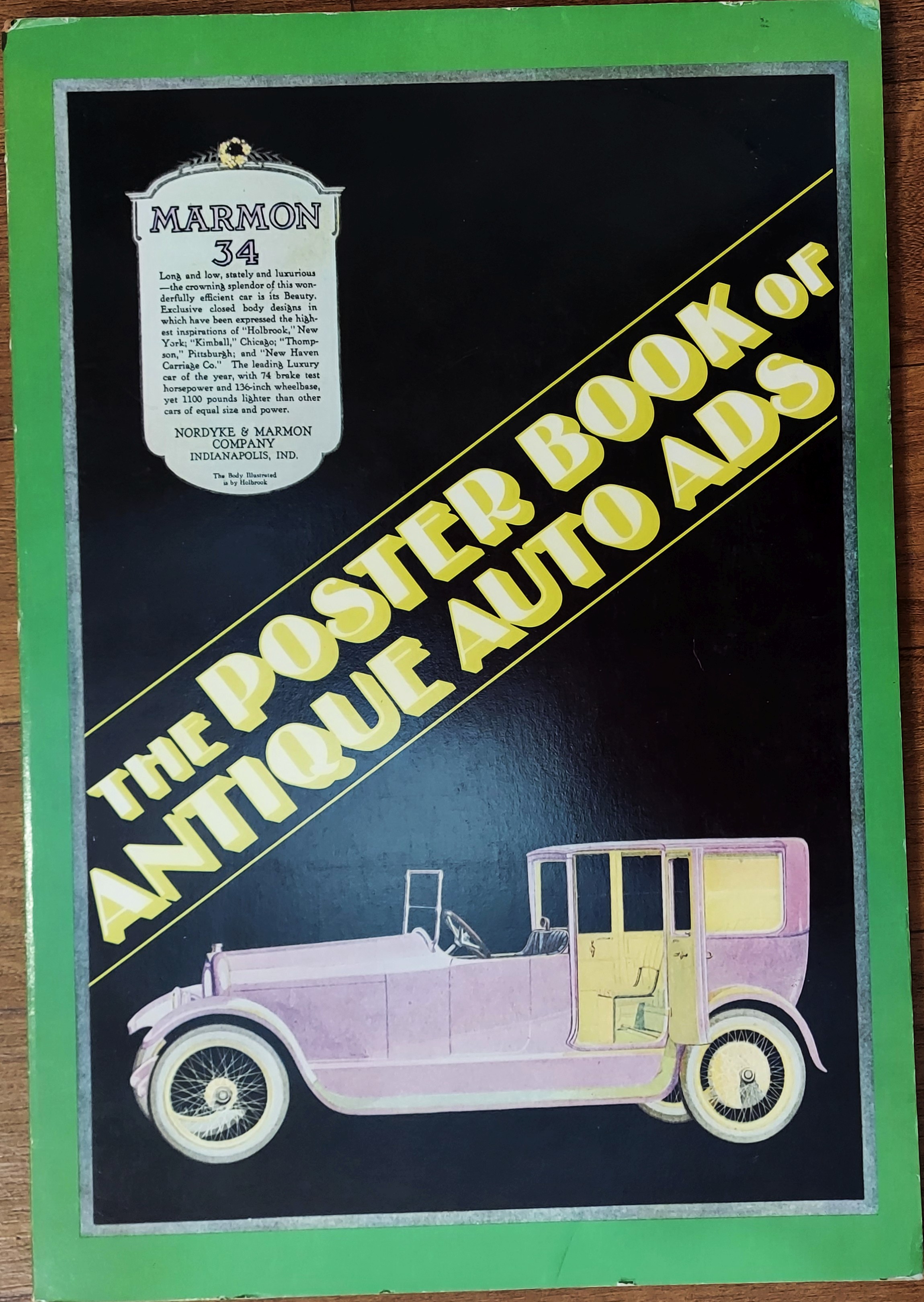 The Poster Book of Antique Auto Ads