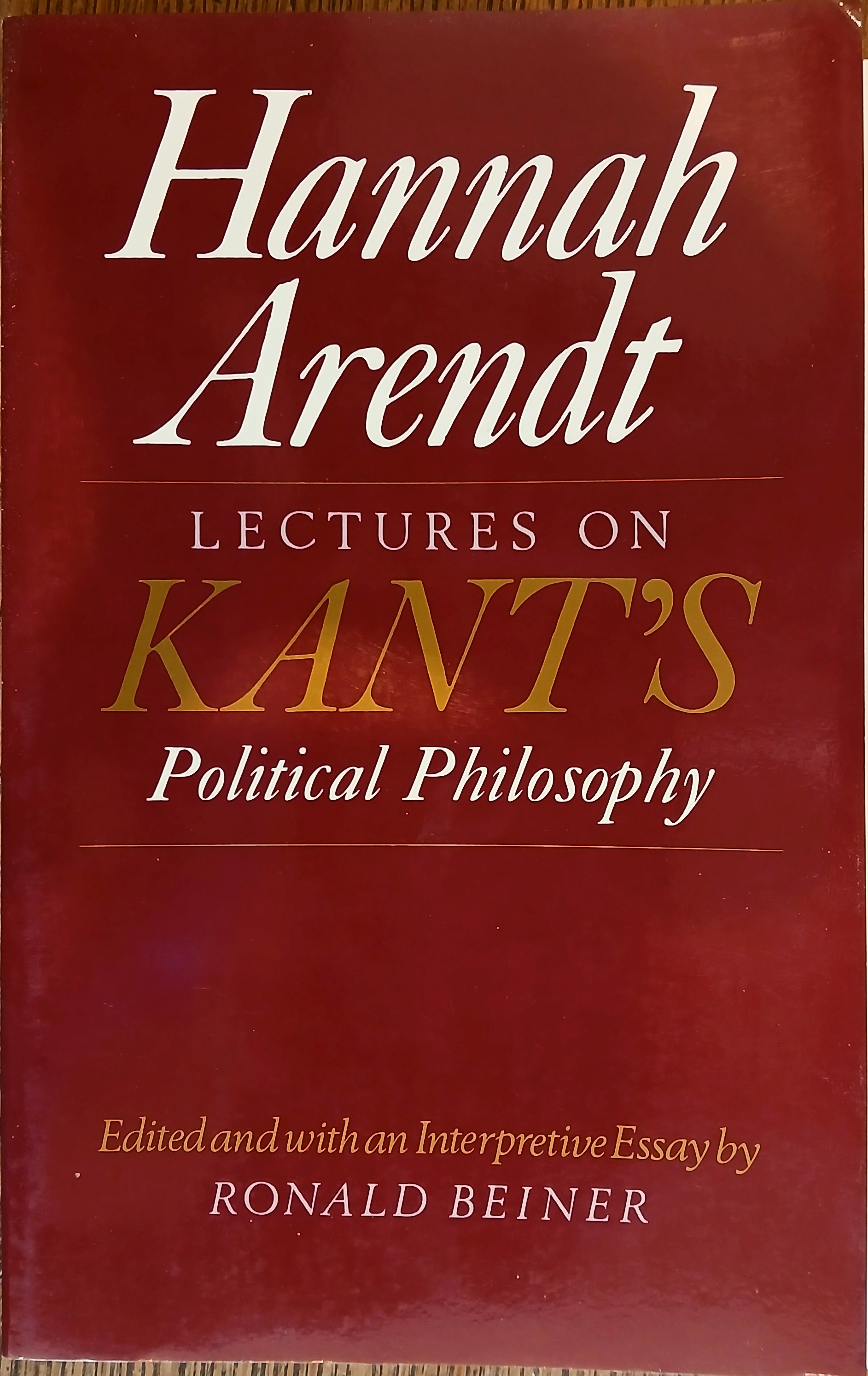 Lectures on Kant's Philosophy