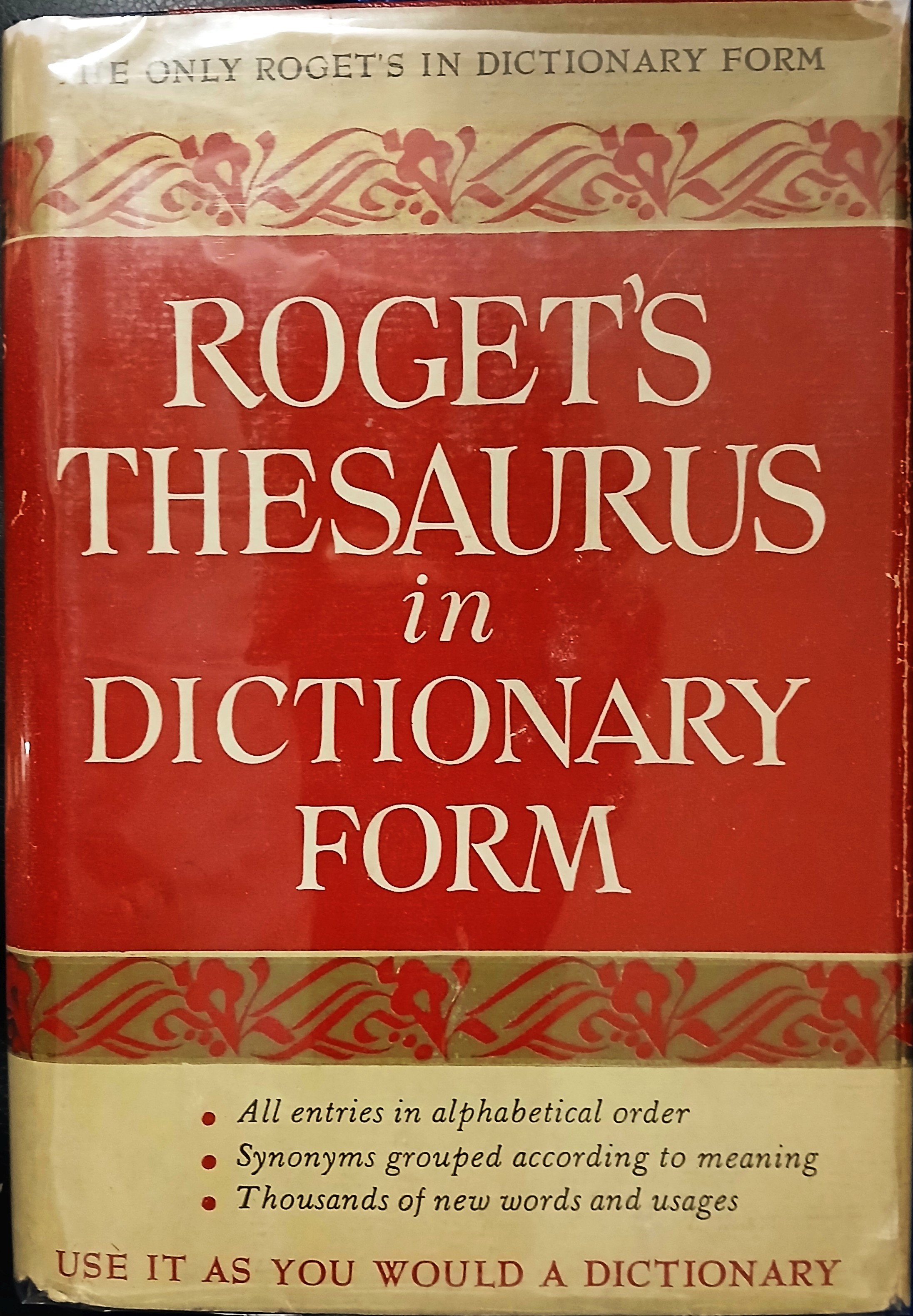 Roget's Thesaurus in Dictionary Form