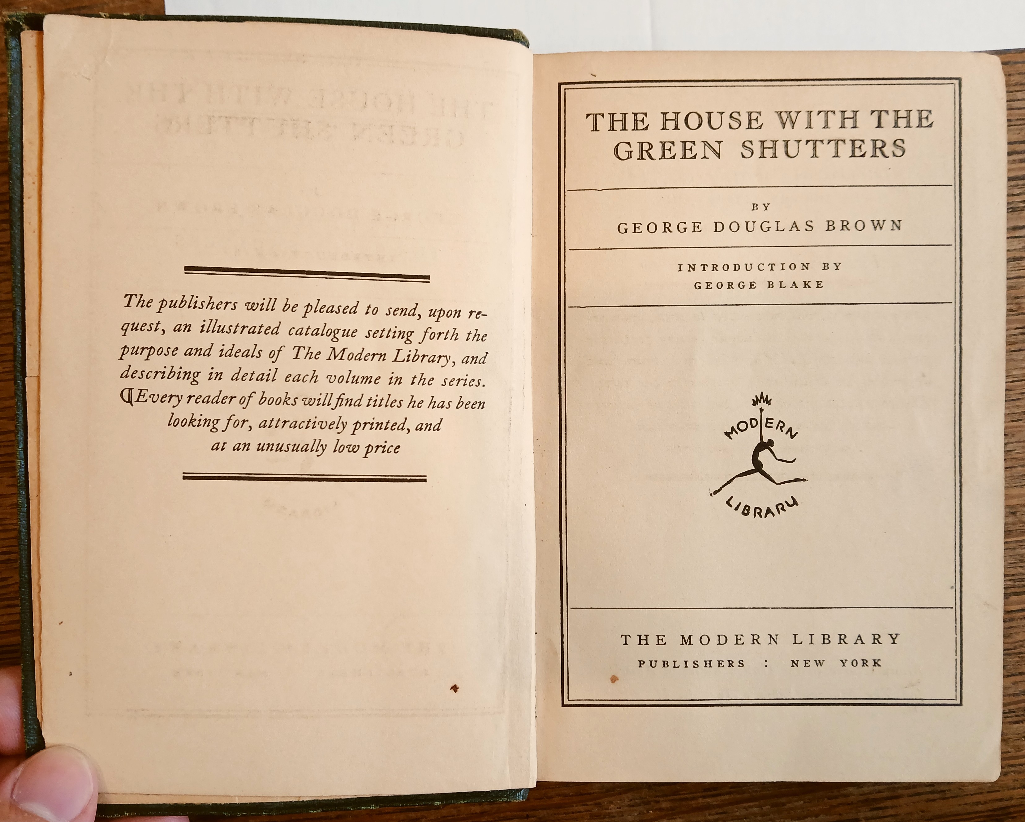 The House with the Green Shutters