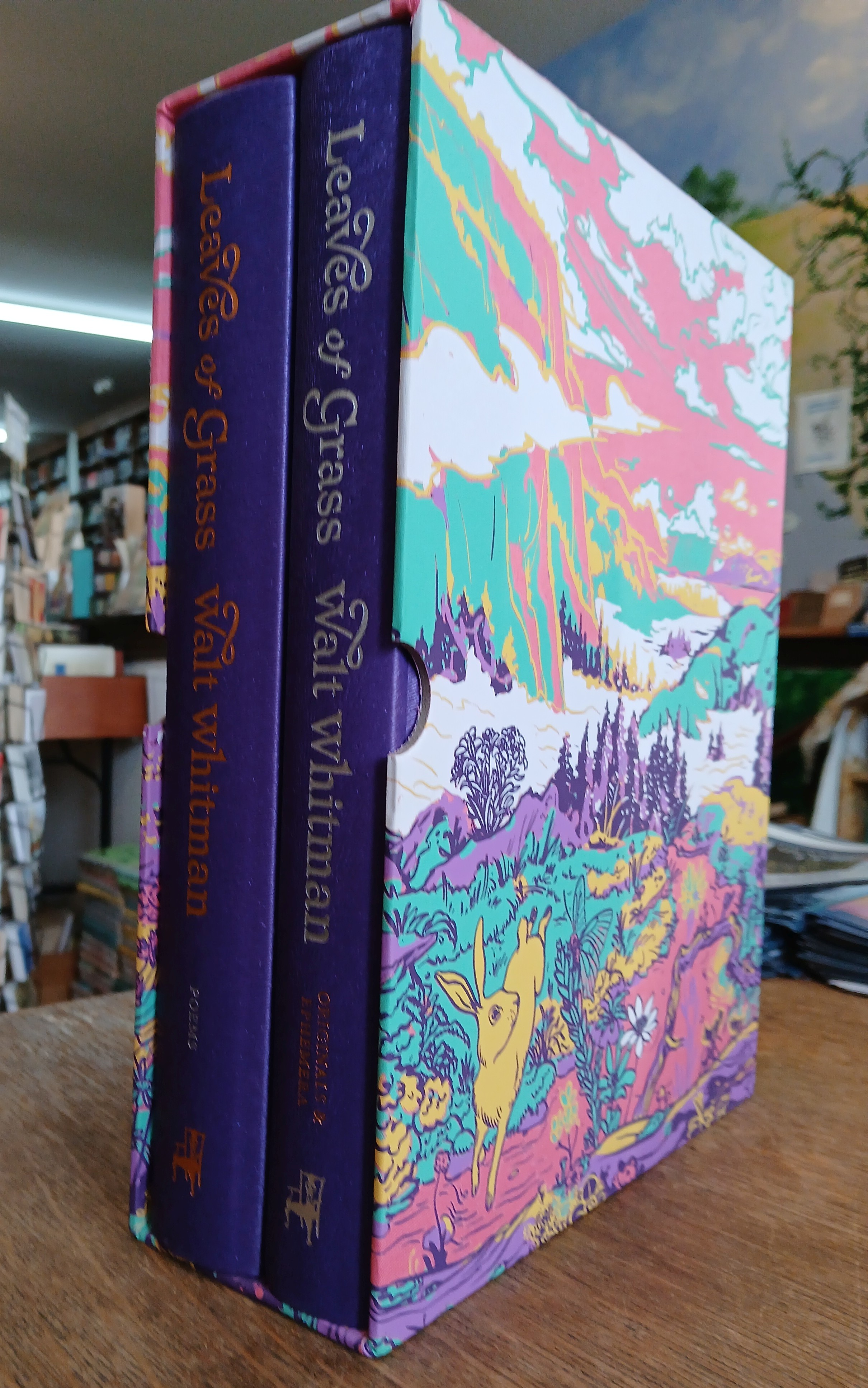 Leaves of Grass: Two Volume Deluxe Collectable Edition Featuring 300 Pages of Writing, Notes, and Ephemera