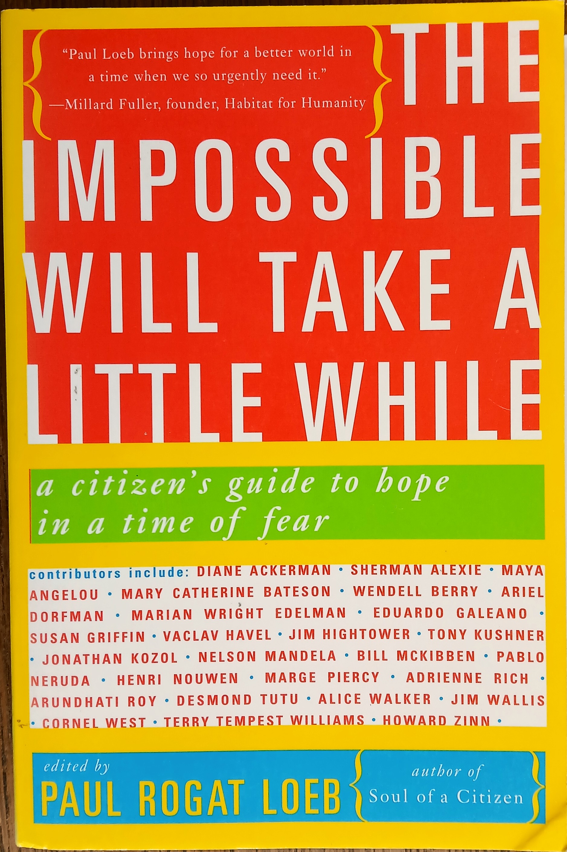 The Impossible Will Take a Little While: A Citizen's Guide to Hope in a Time of Fear