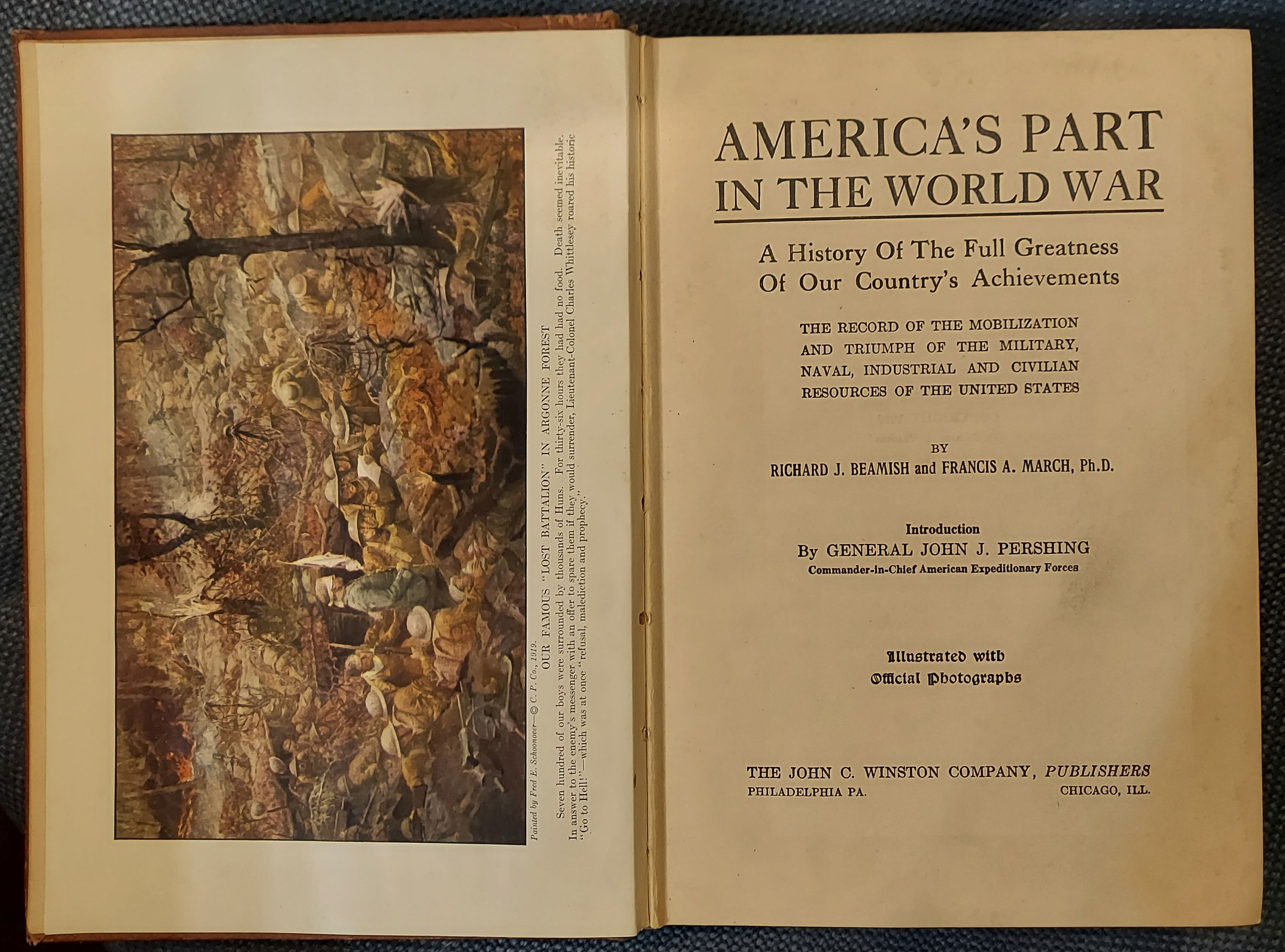America's Part in the World War: A History of the Full Greatness of Our Country's Achievements; The Record of the Mobilization and triumph of the Military, Naval, Industrial and Civilian Resources of the United States