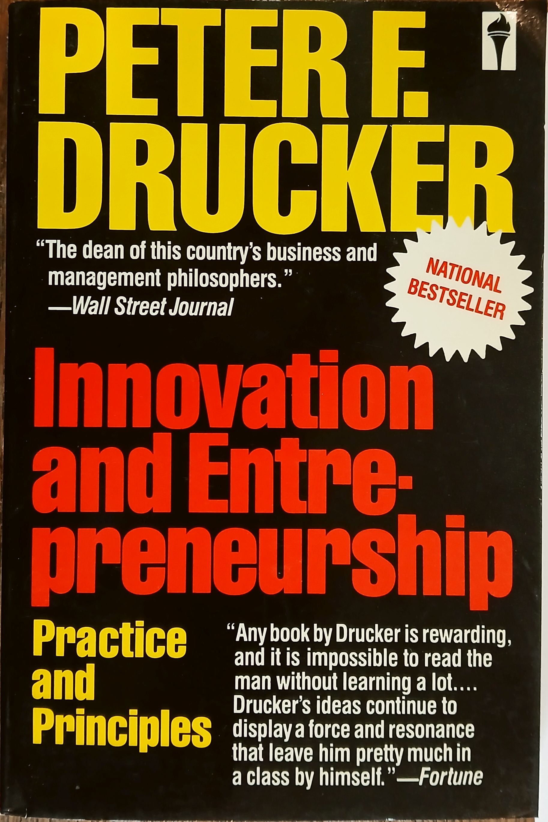 Innovation and Entrepreneurship: Practice and Principles