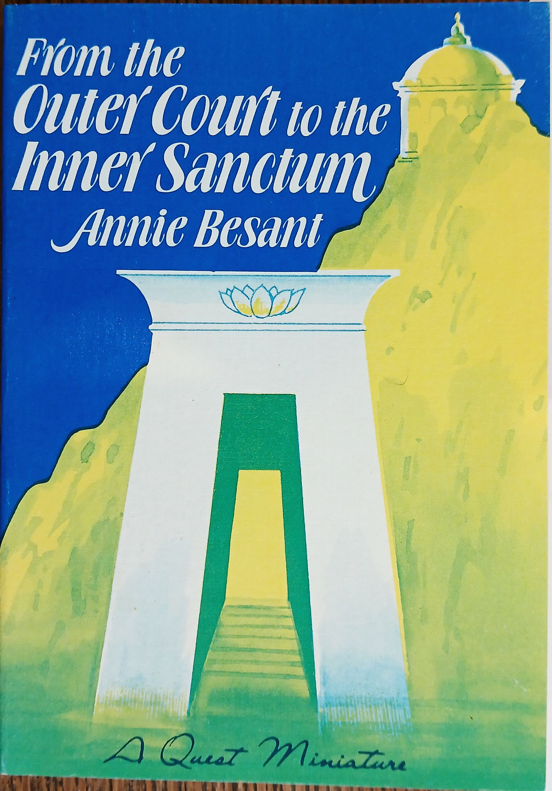 From the Outer Court to the Inner Sanctum