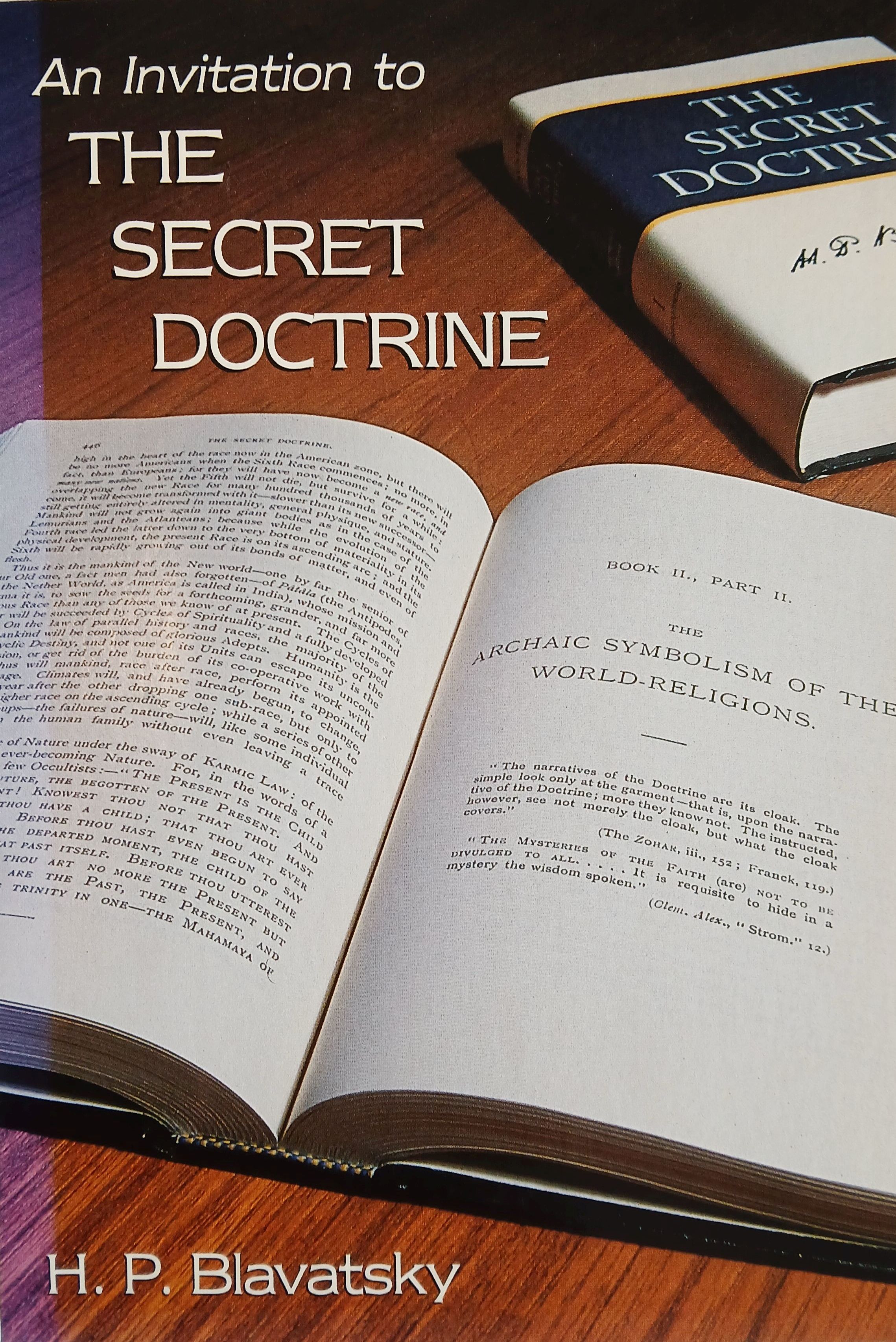 An Invitation to The Secret Doctrine