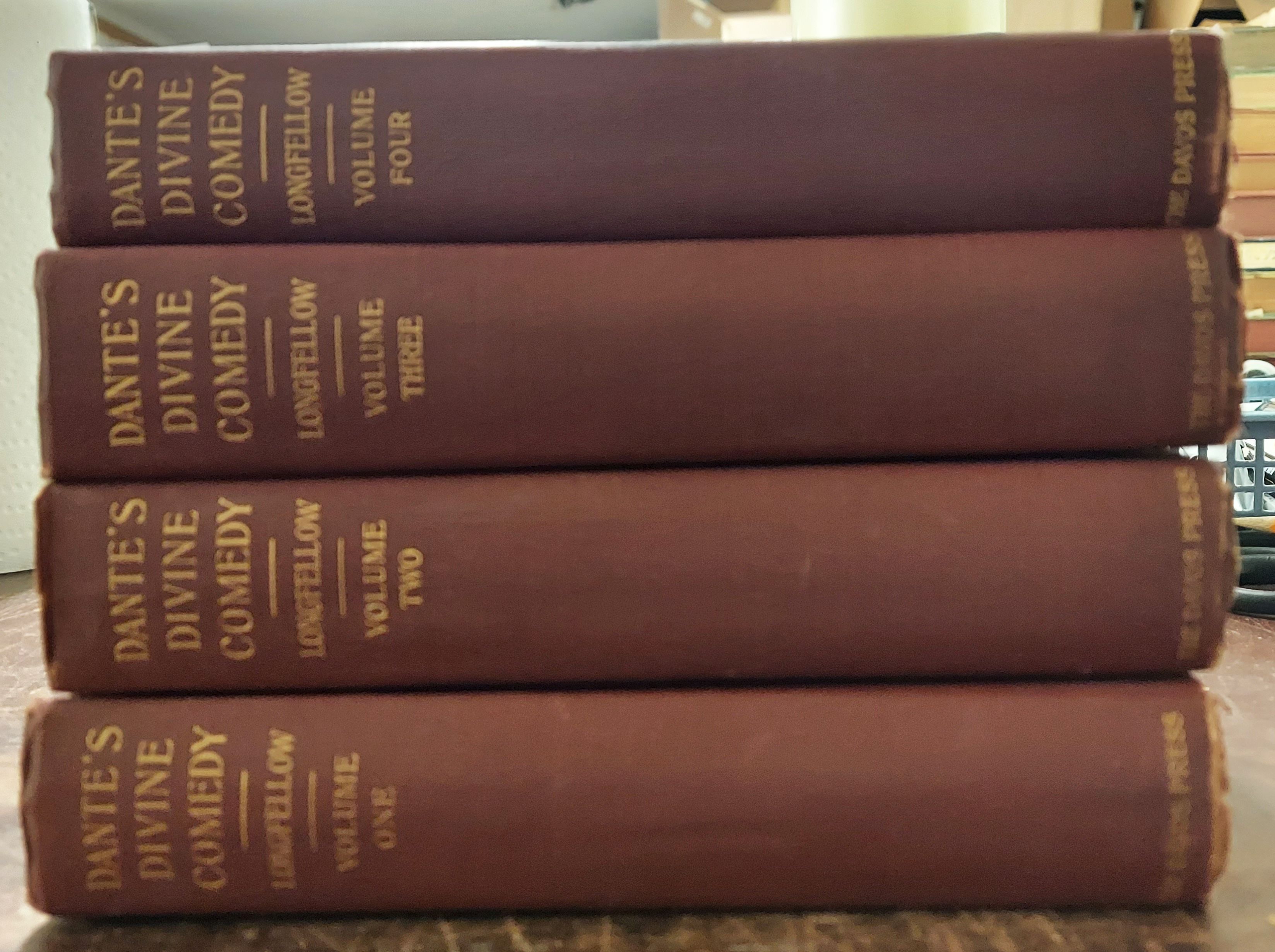 Dante's Divine Comedy : the Inferno, Purgatorio, and Paradiso of Dante Alighieri (4 Volume Set)