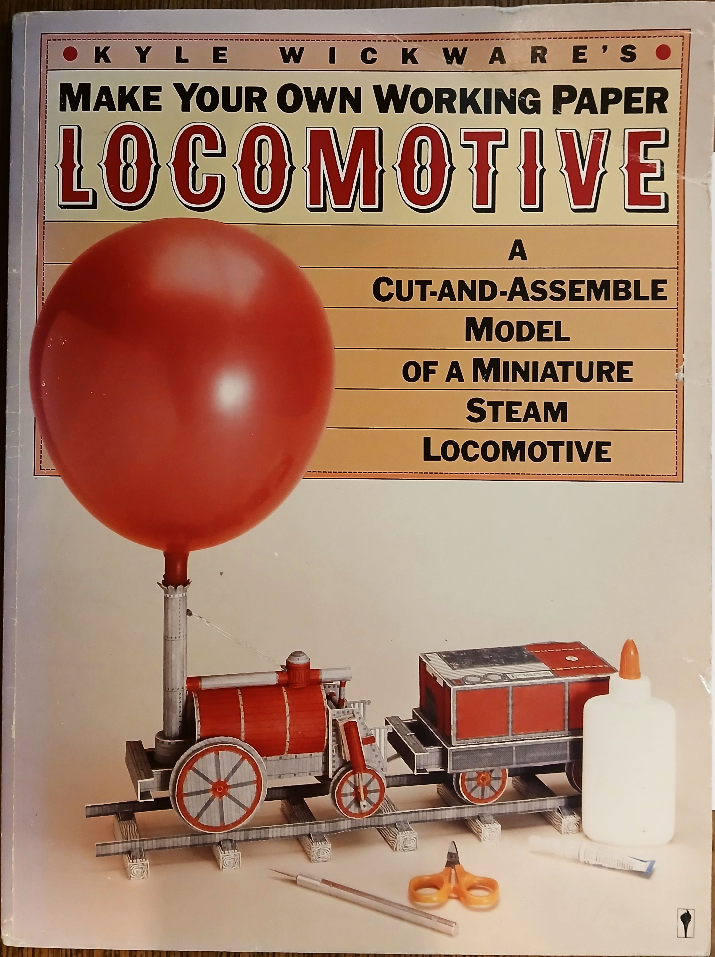 Make Your Own Working Paper Locomotive: A Cut-and-Assemble Model of a Miniature Steam Locomotive