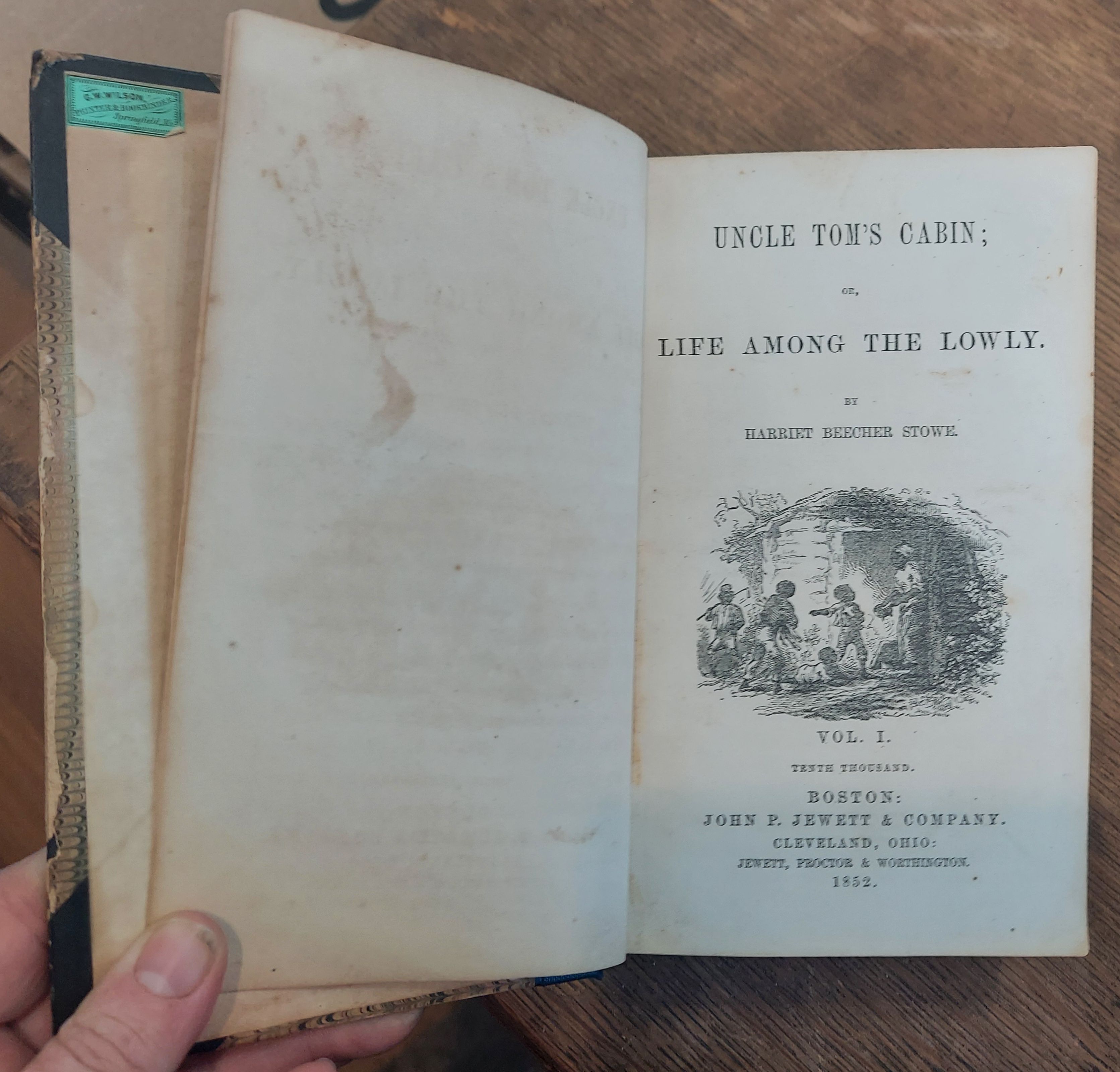 Uncle Tom's Cabin or Life Among the Lowly (Two Volumes in Slipcase)