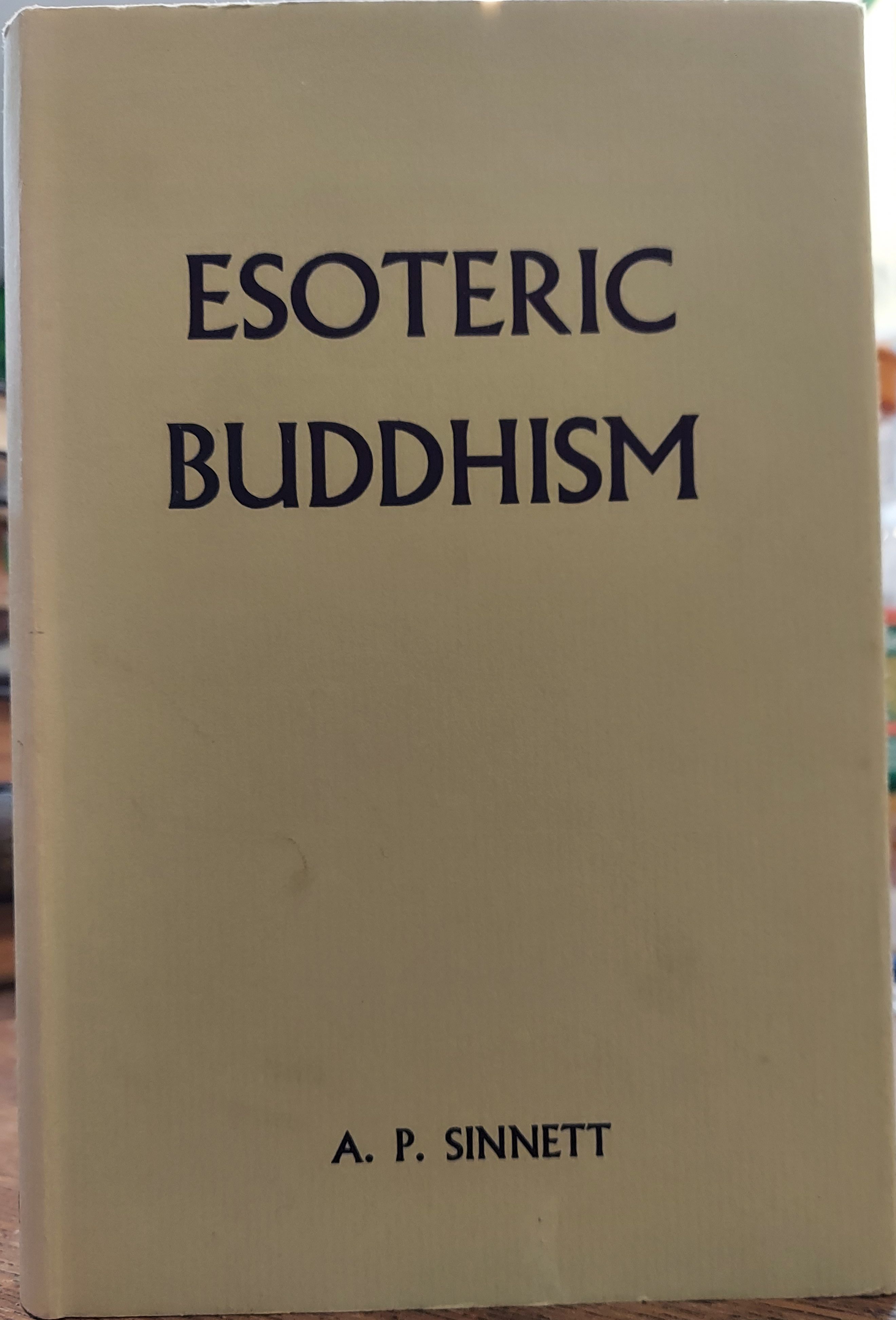 Esoteric Buddhism