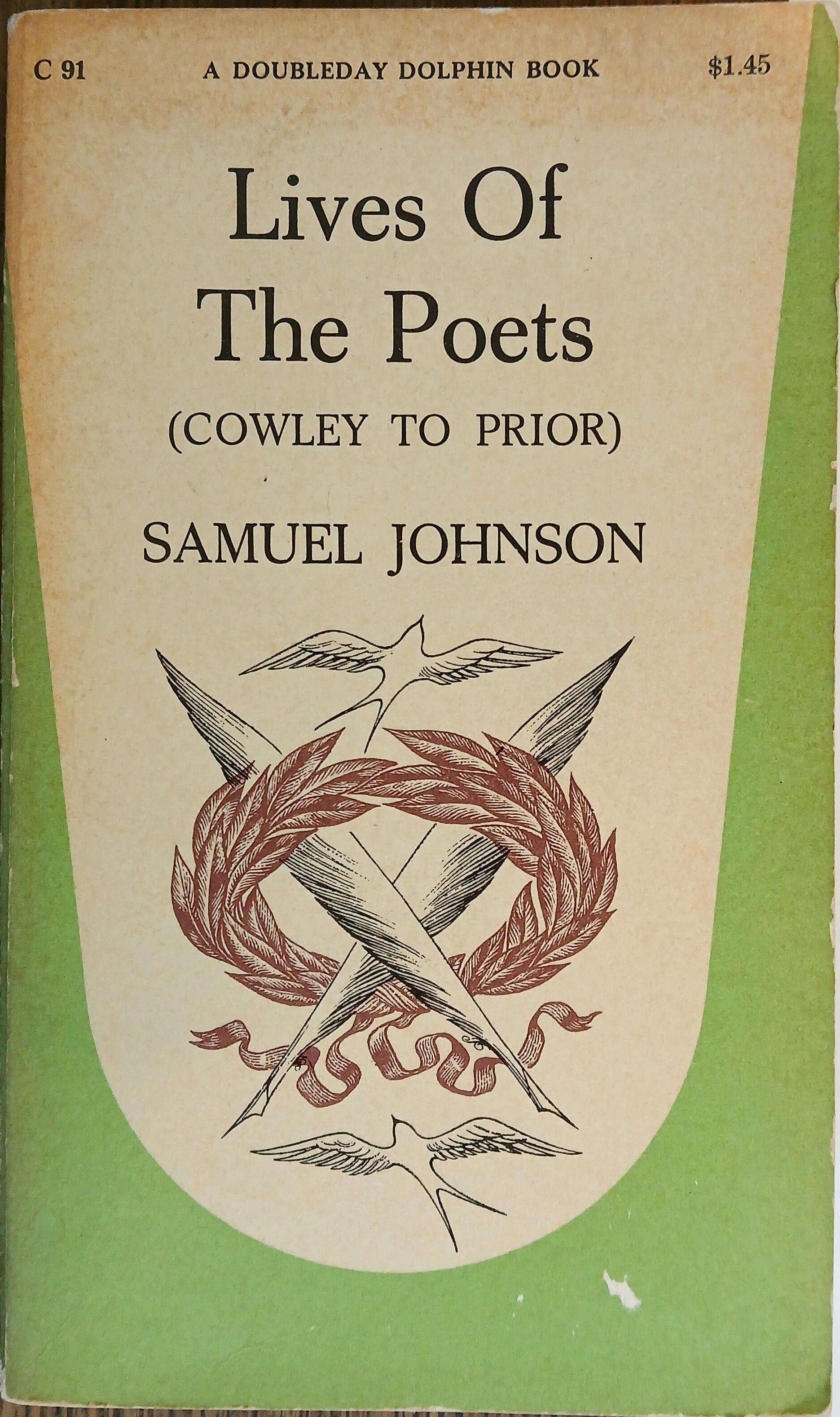 Lives of the Poets (Cowley to Prior)