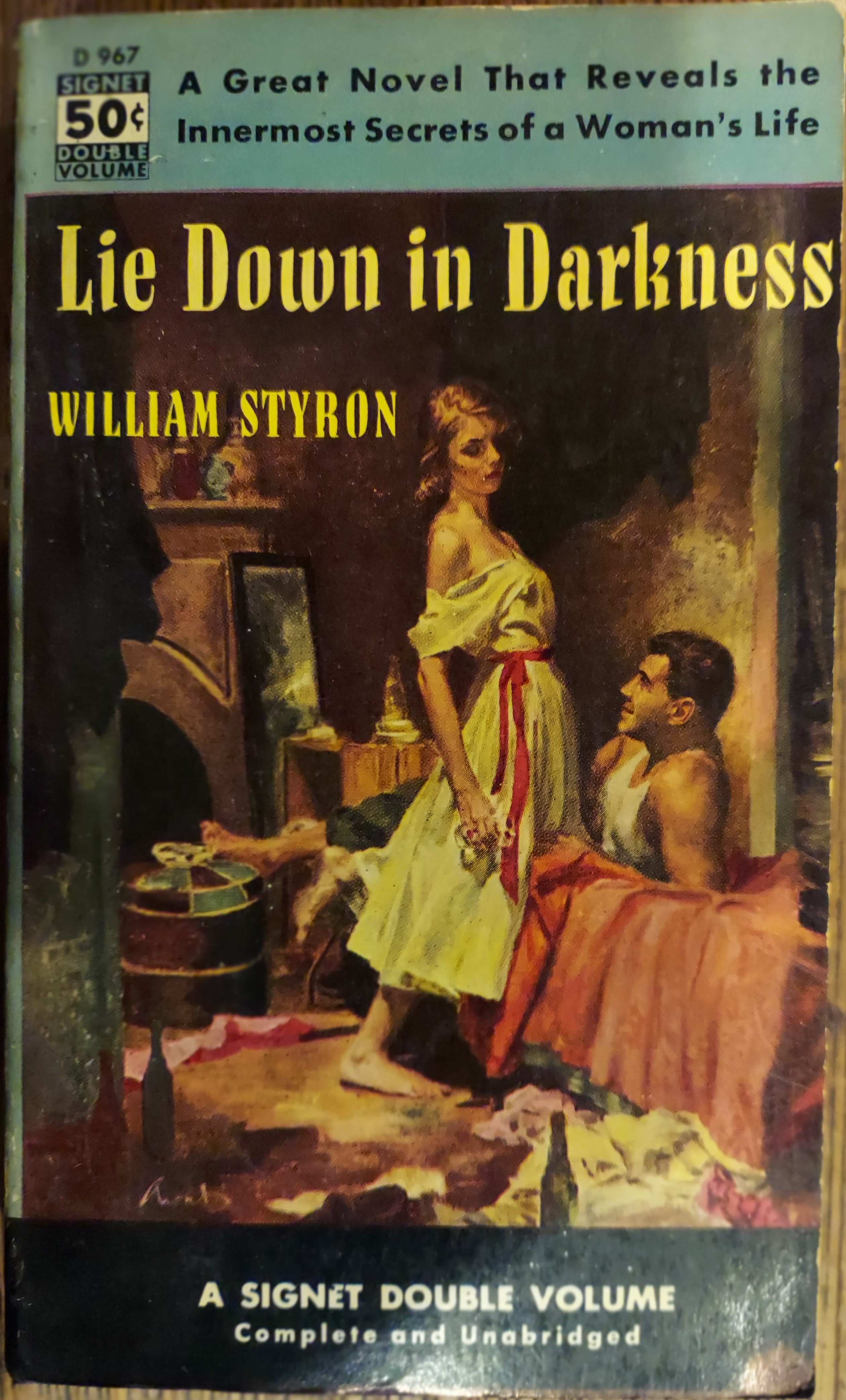 Lie Down in Darkness (Signet D967)