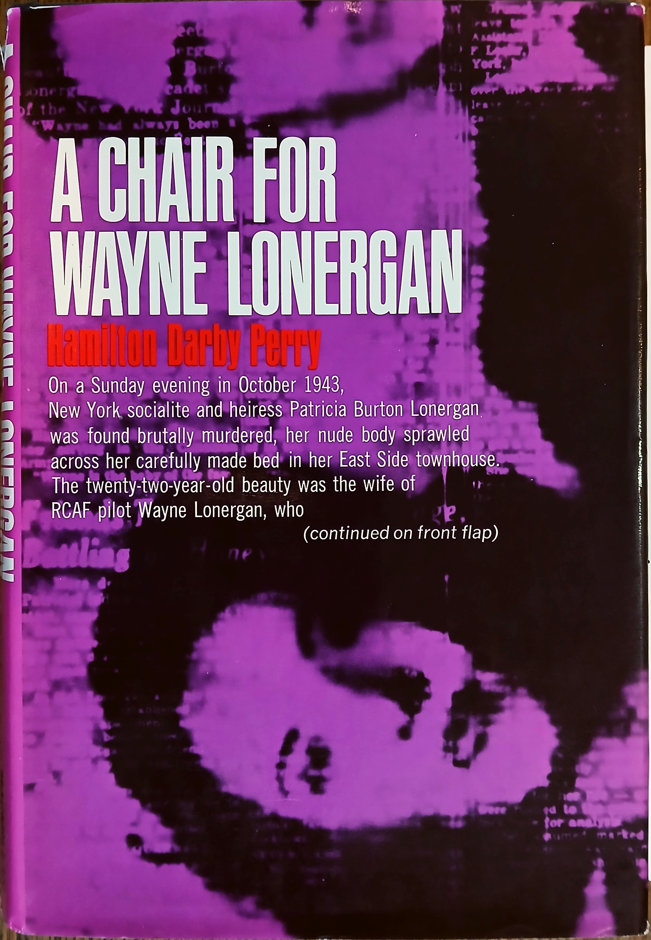 A Chair for Wayne Lonergan