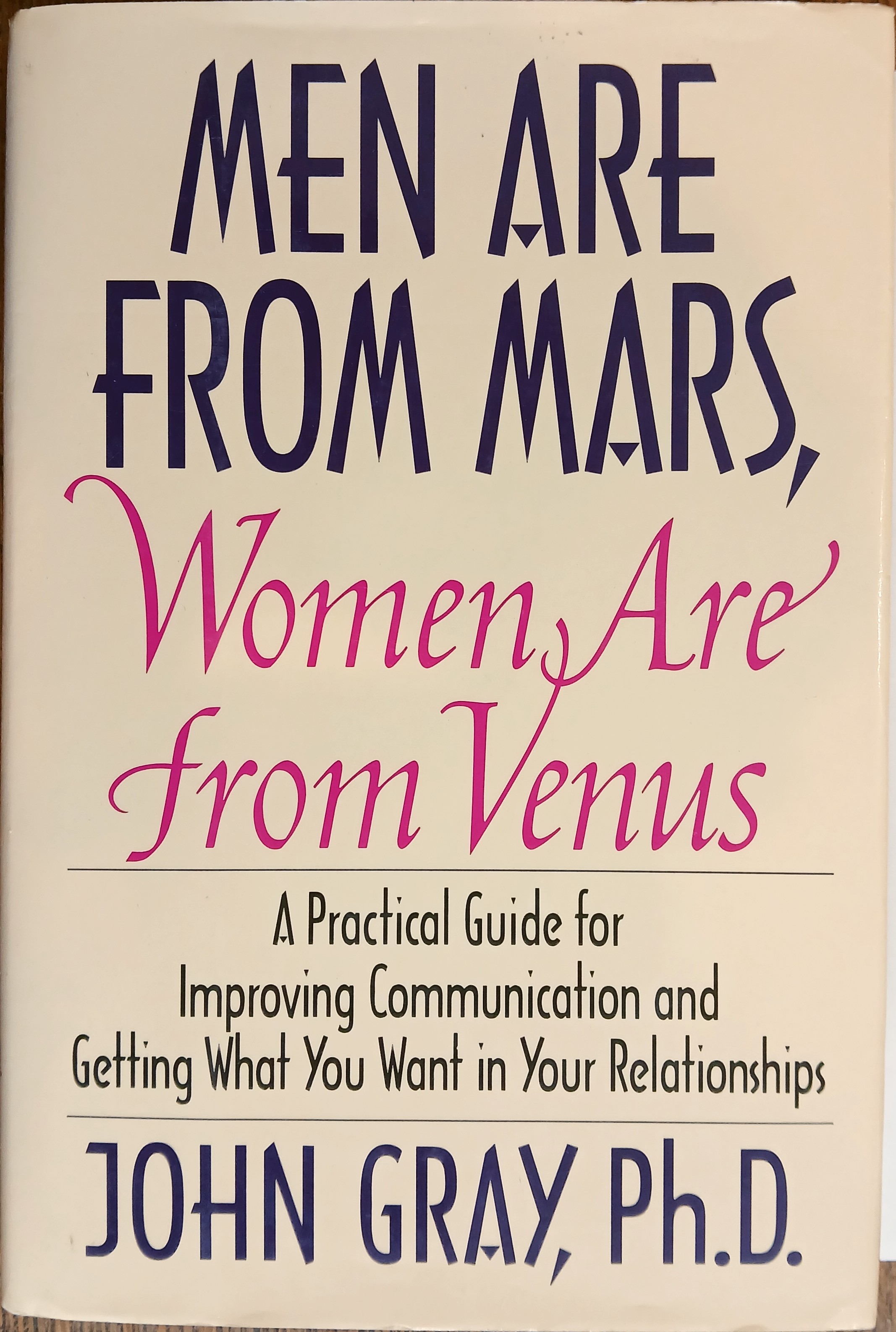 Men Are From Mars, Women Are From Venus: A Practical Guide for Improving Communication and Getting What You Want In Your Relationships
