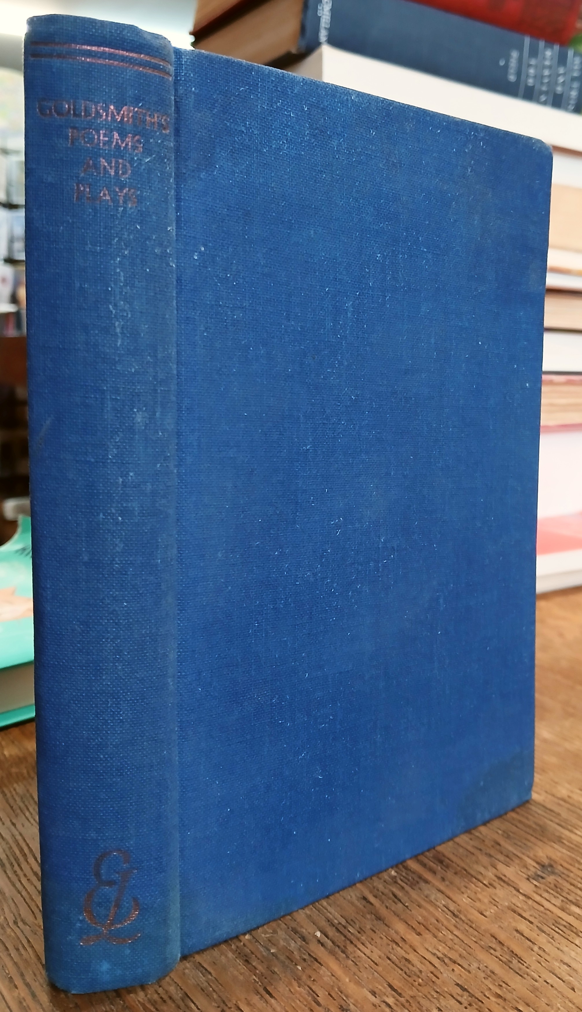 Goldsmith's Poems and Plays (Everyman's Library #415