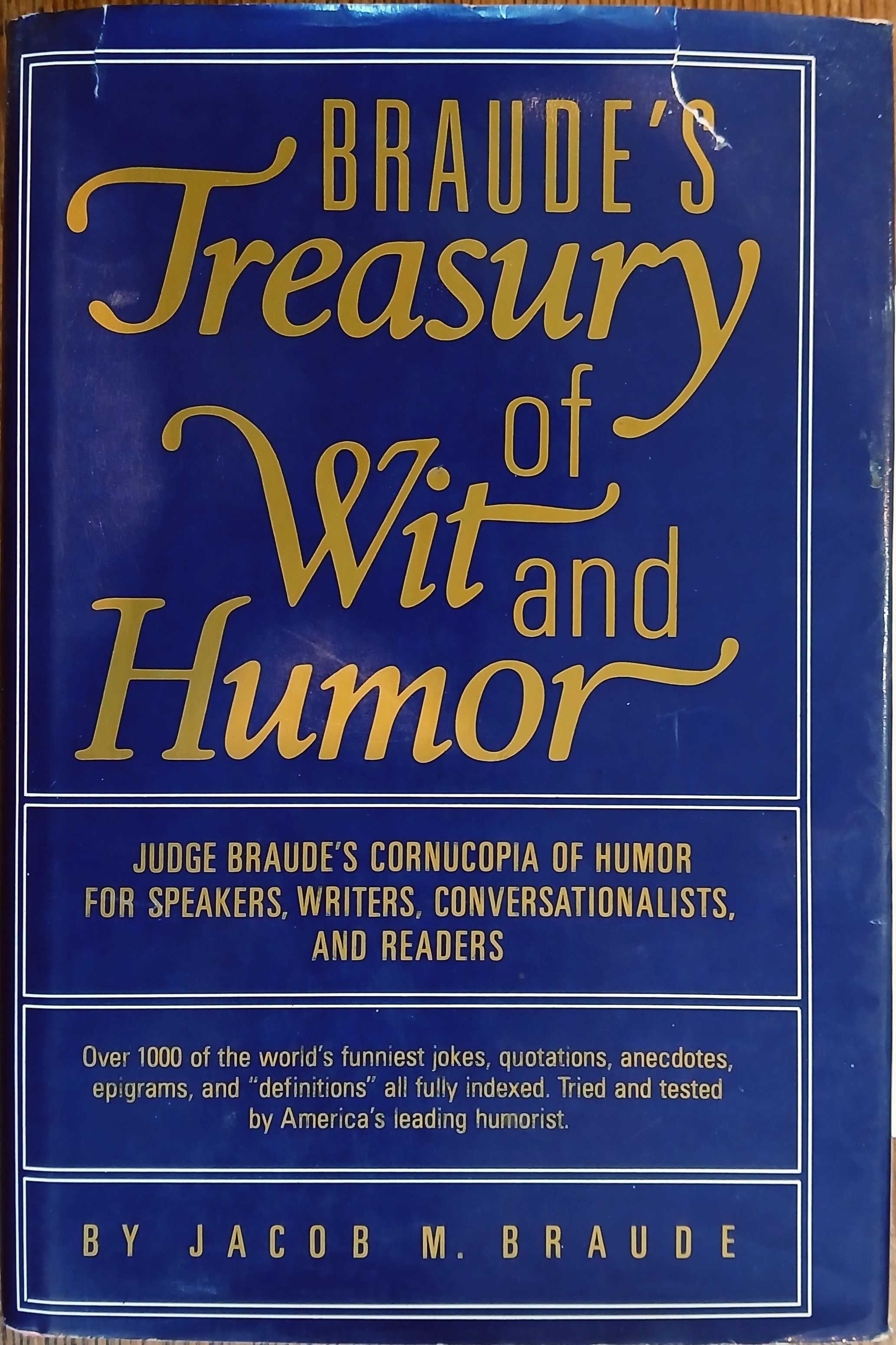 Braude's Treasury of Wit and Humor