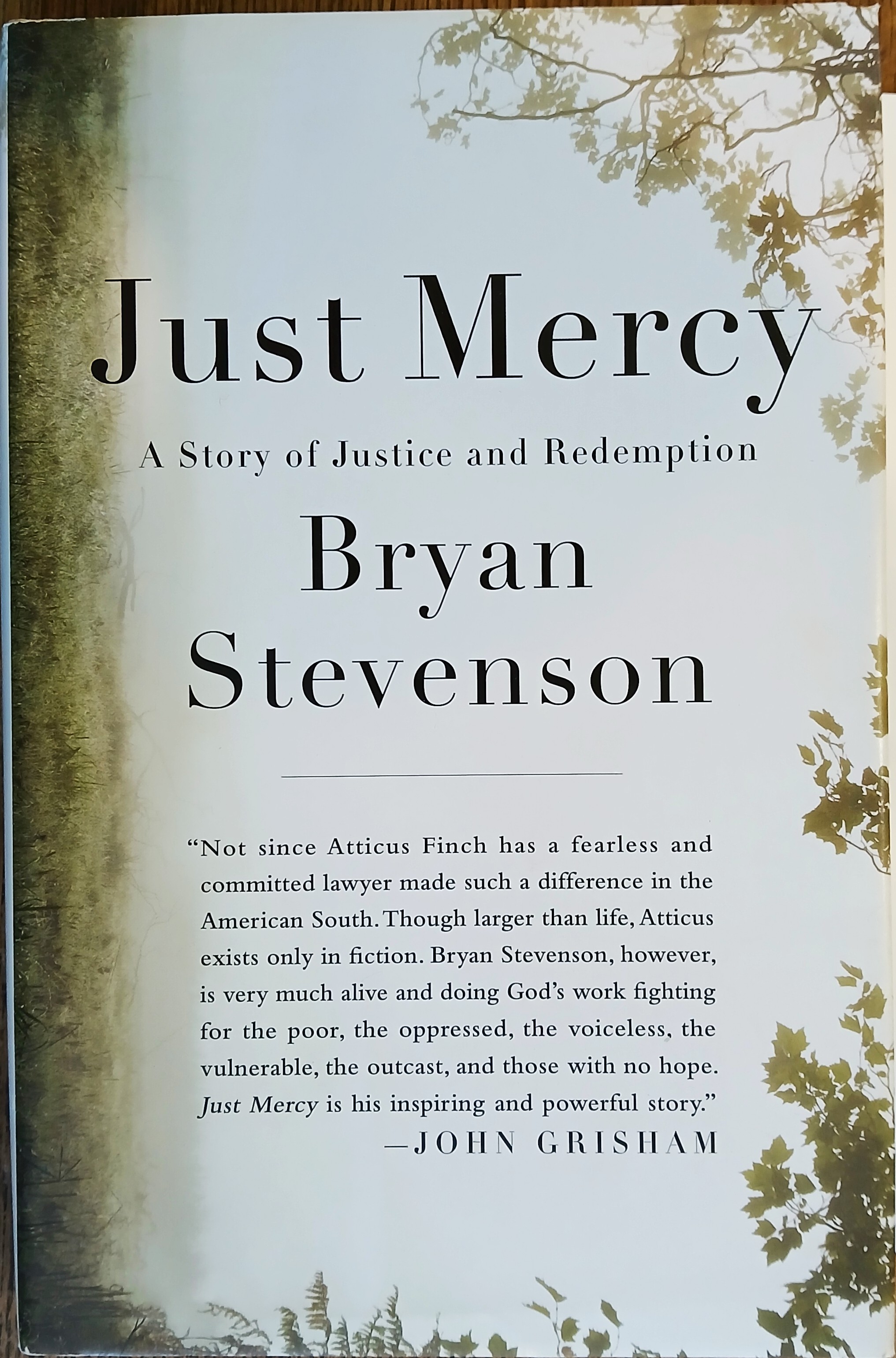 Just Mercy: A Story of Justice and Redemption