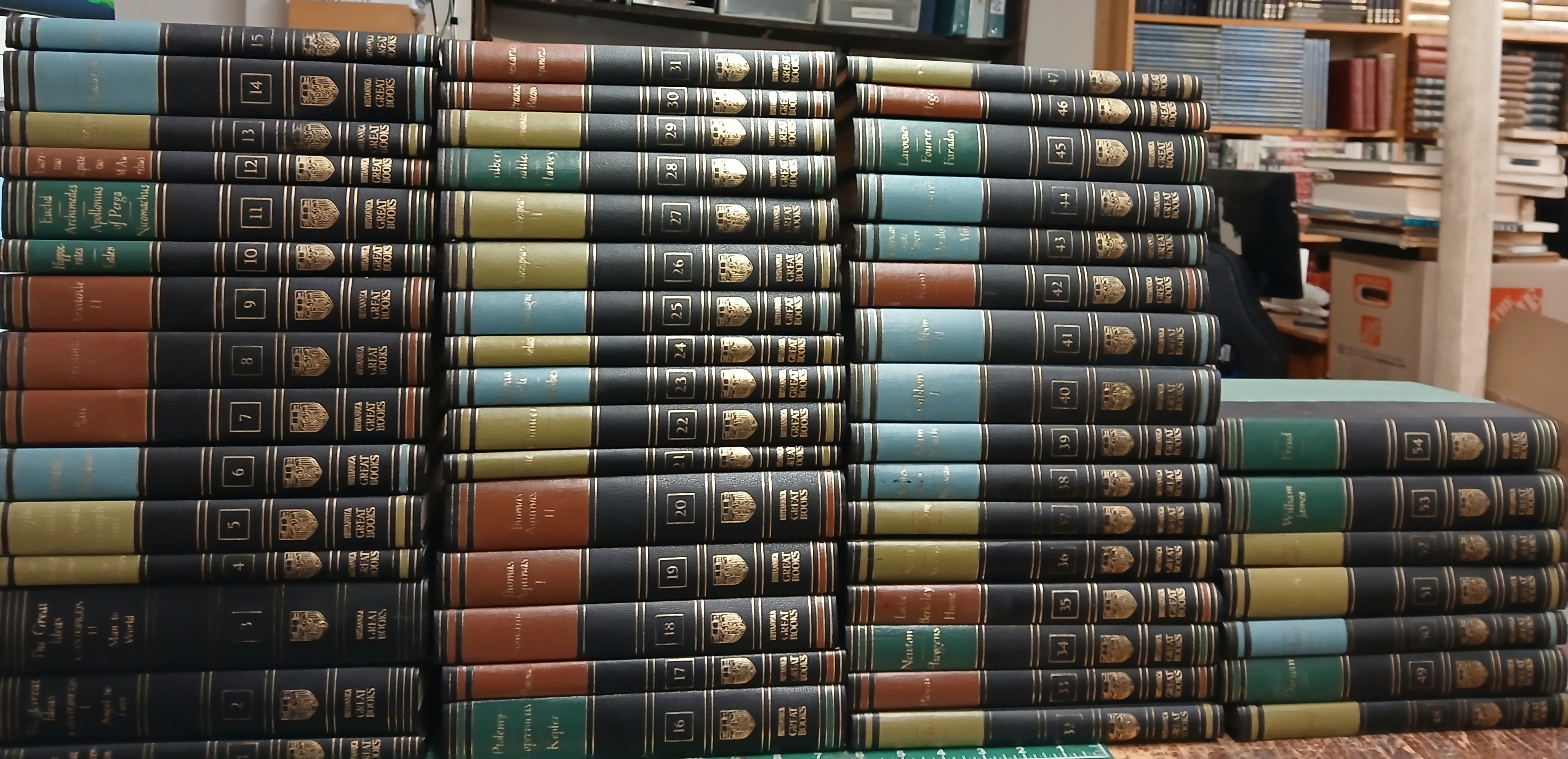 The Great Books of the Western World (Complete 54 Volume set)