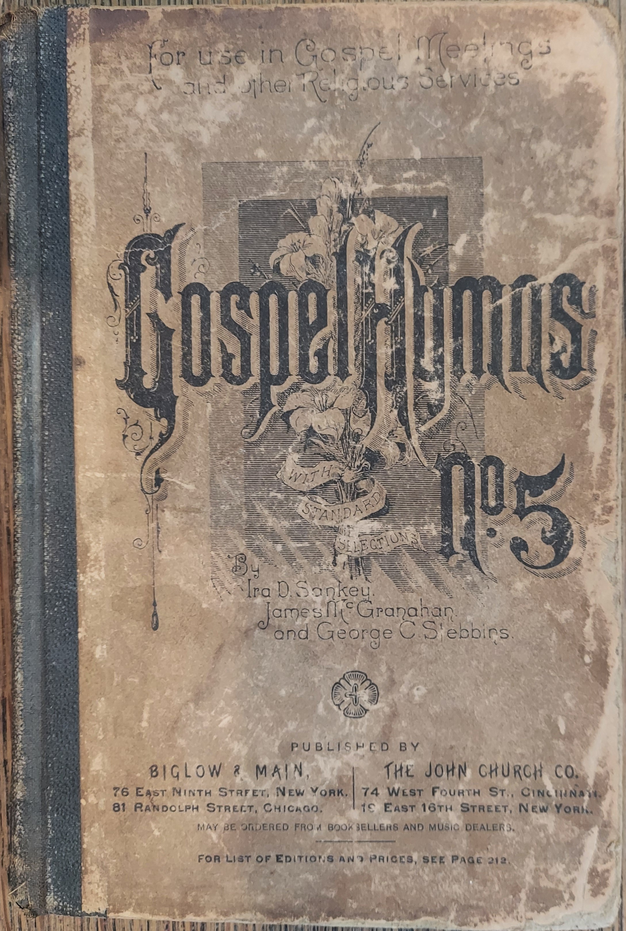 Gospel Hymns No. 5 with Standard Selections for Use in Gospel Meetings and Other Religious Services
