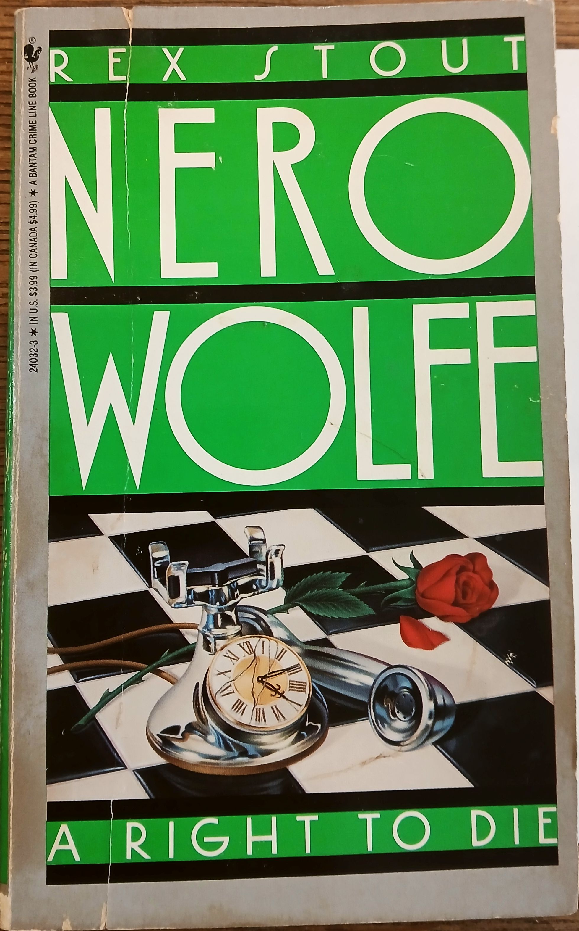 A Right To Die (Nero Wolfe)