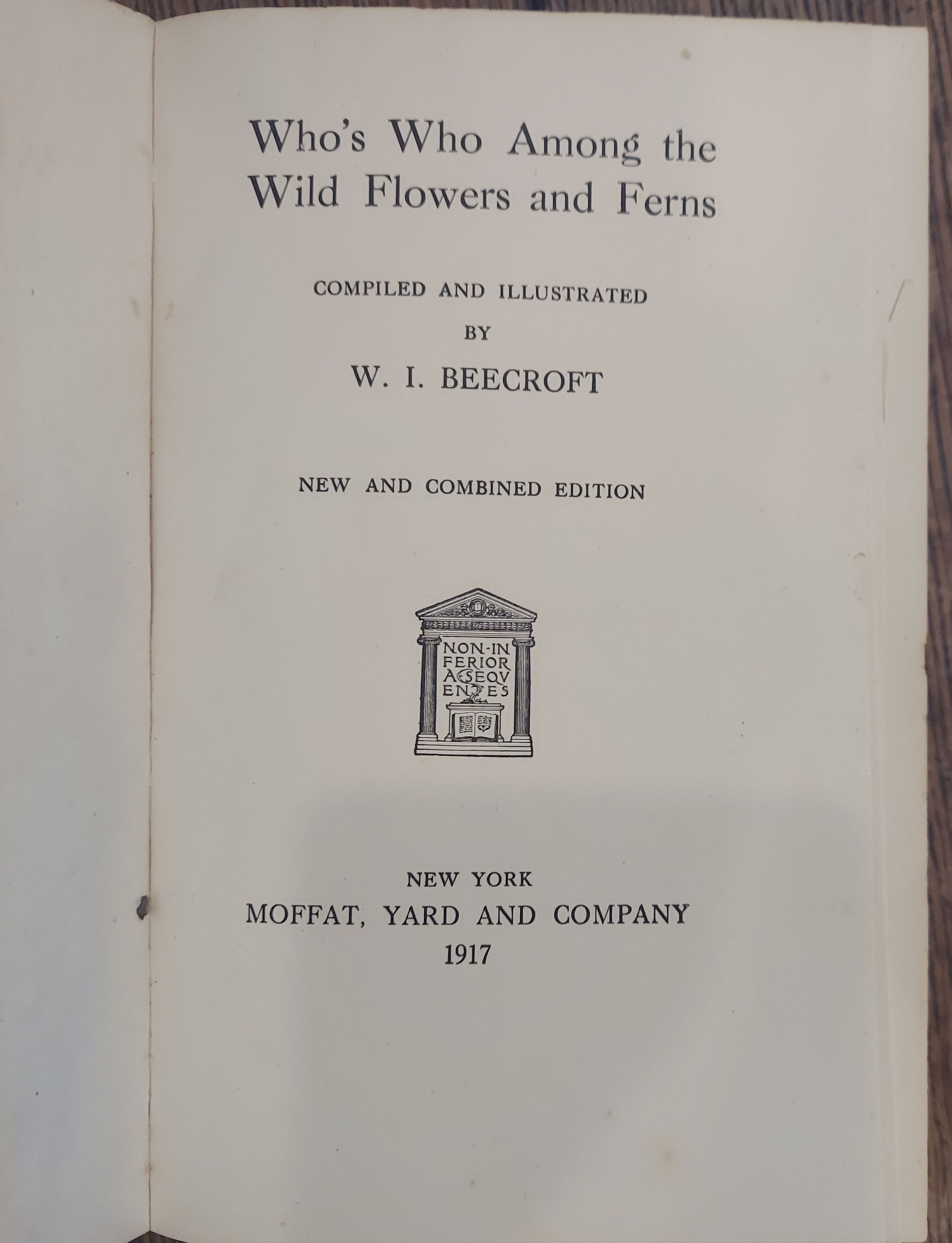 Image for Who's Who Among the Wild Flowers and Ferns Who's Who Among the Wild Flowers and Ferns