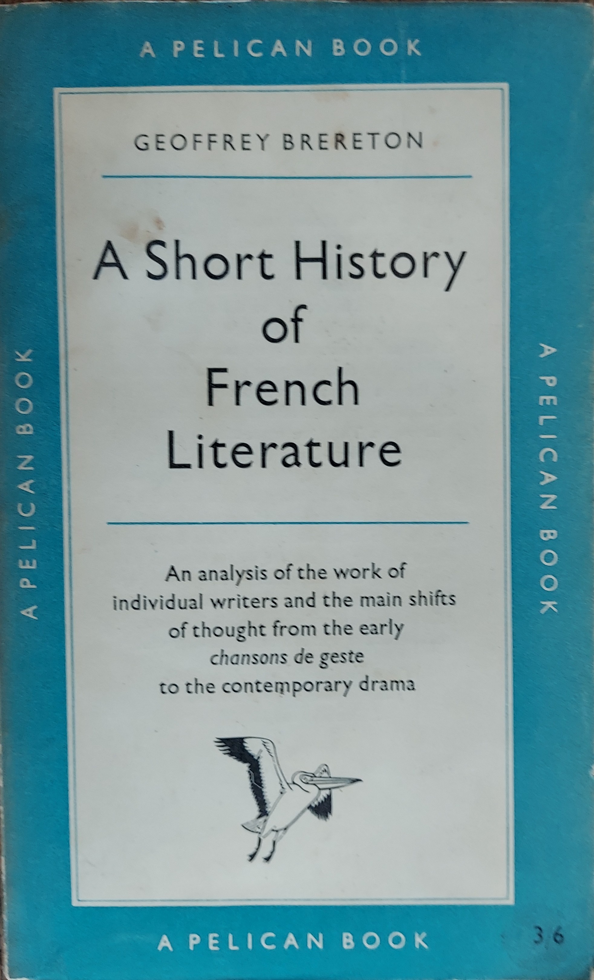 A Short History of French Literature
