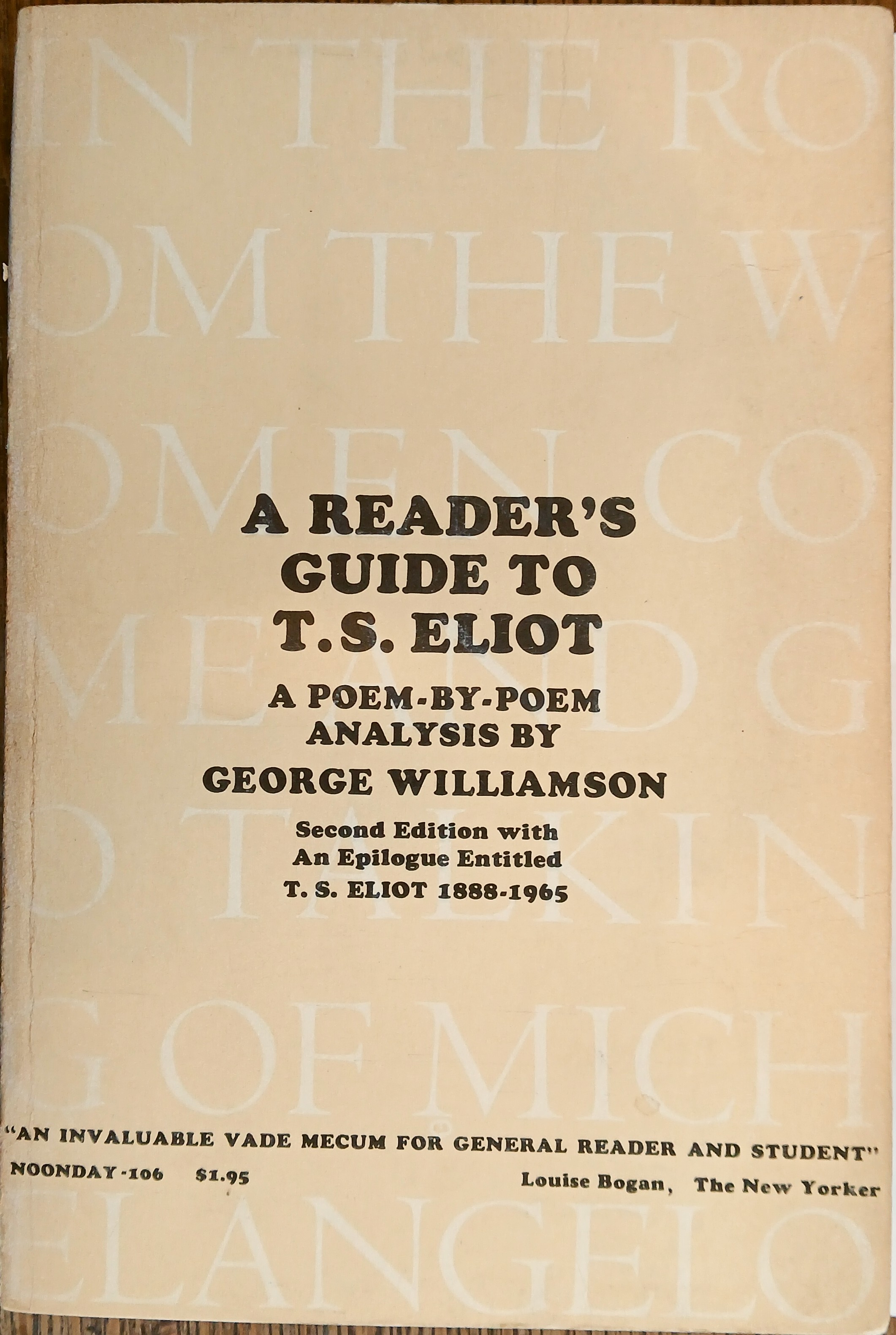 A Reader's Guide to T.S. Eliot: A Poem-by-Poem Analysis (Second Edition)