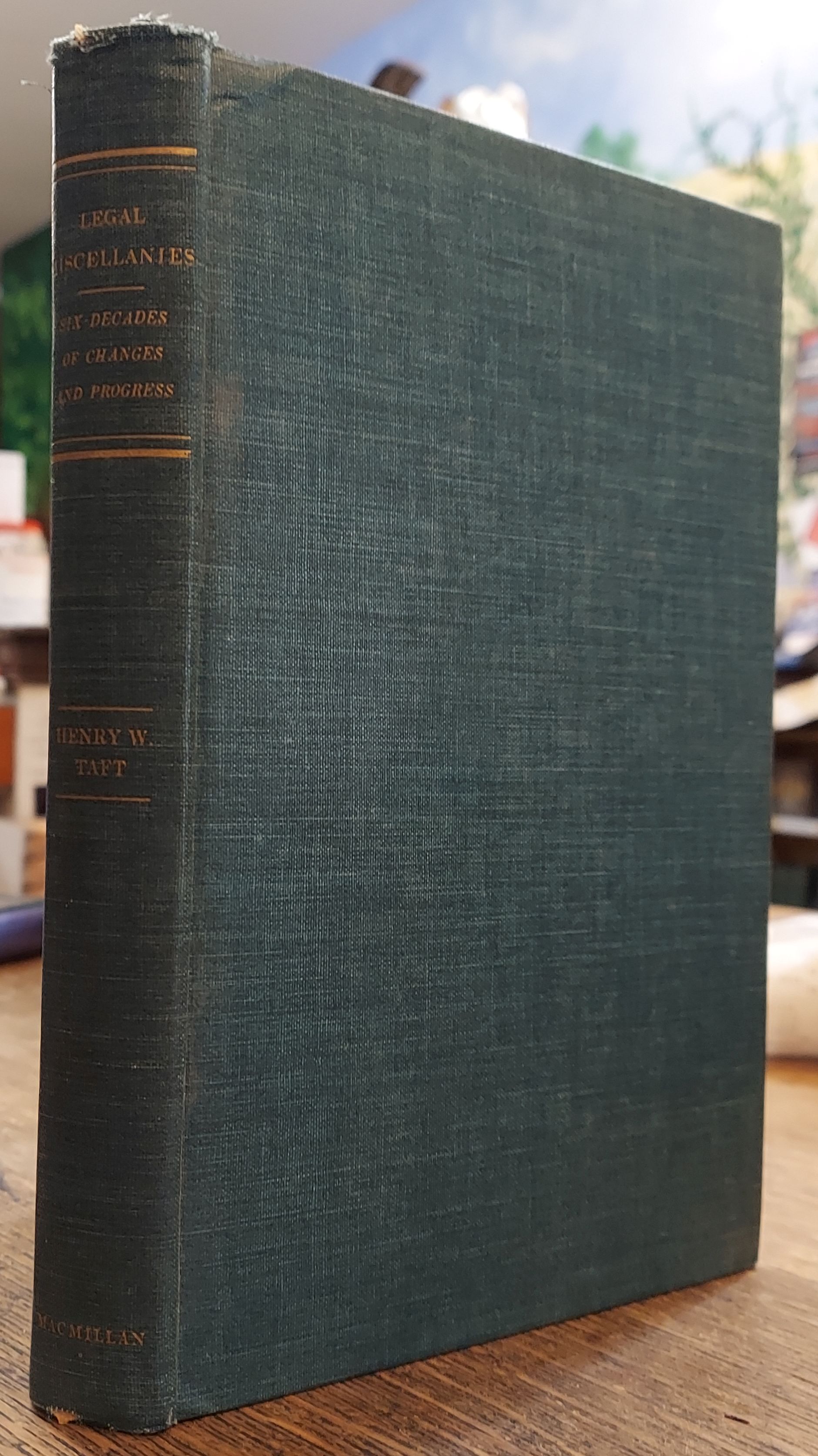Legal Miscellanies : Six Decades of Changes and Progress