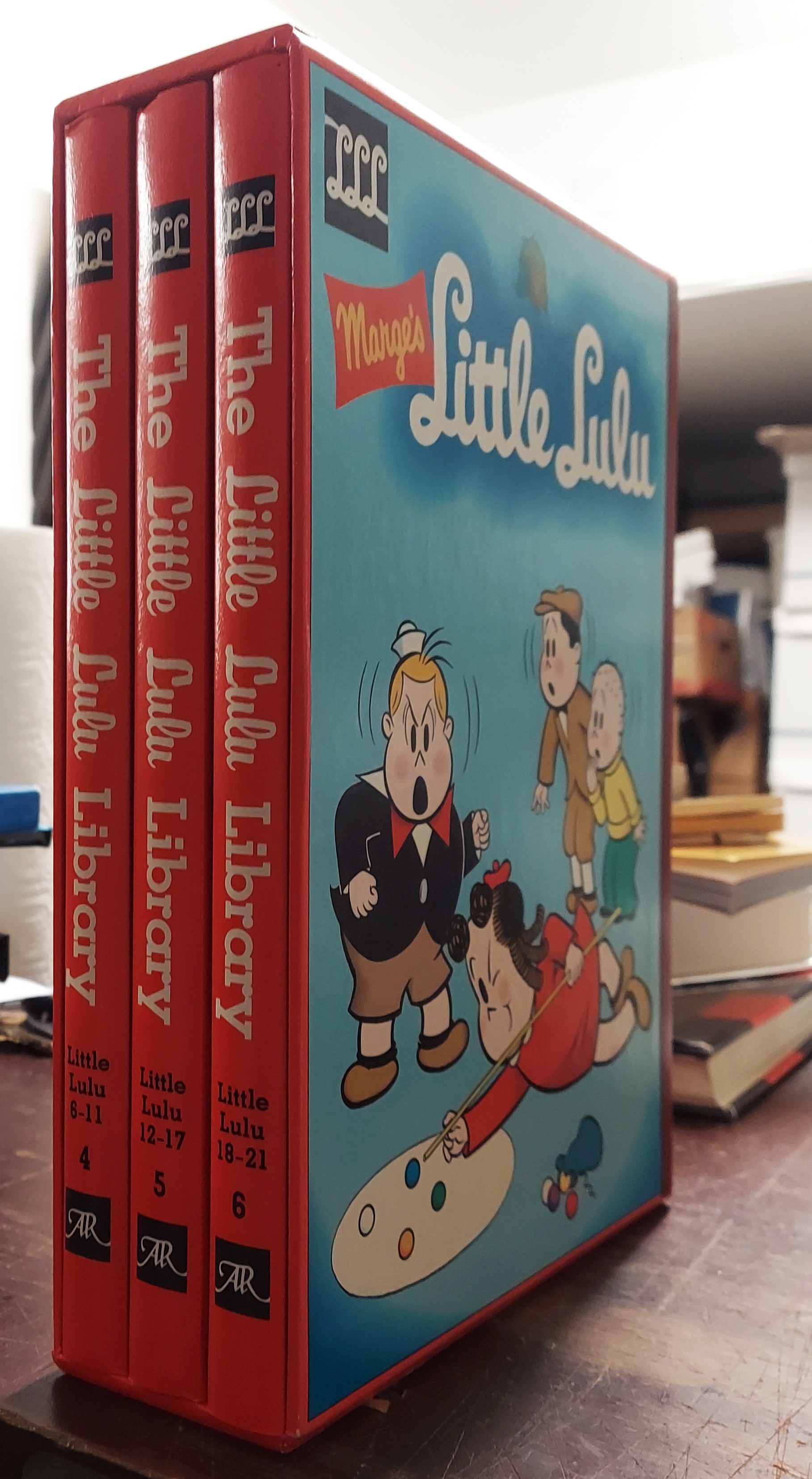 Marge's Little Lulu Library #2 Numbers 6 - 21 (Three Volume Set in Slipcase)