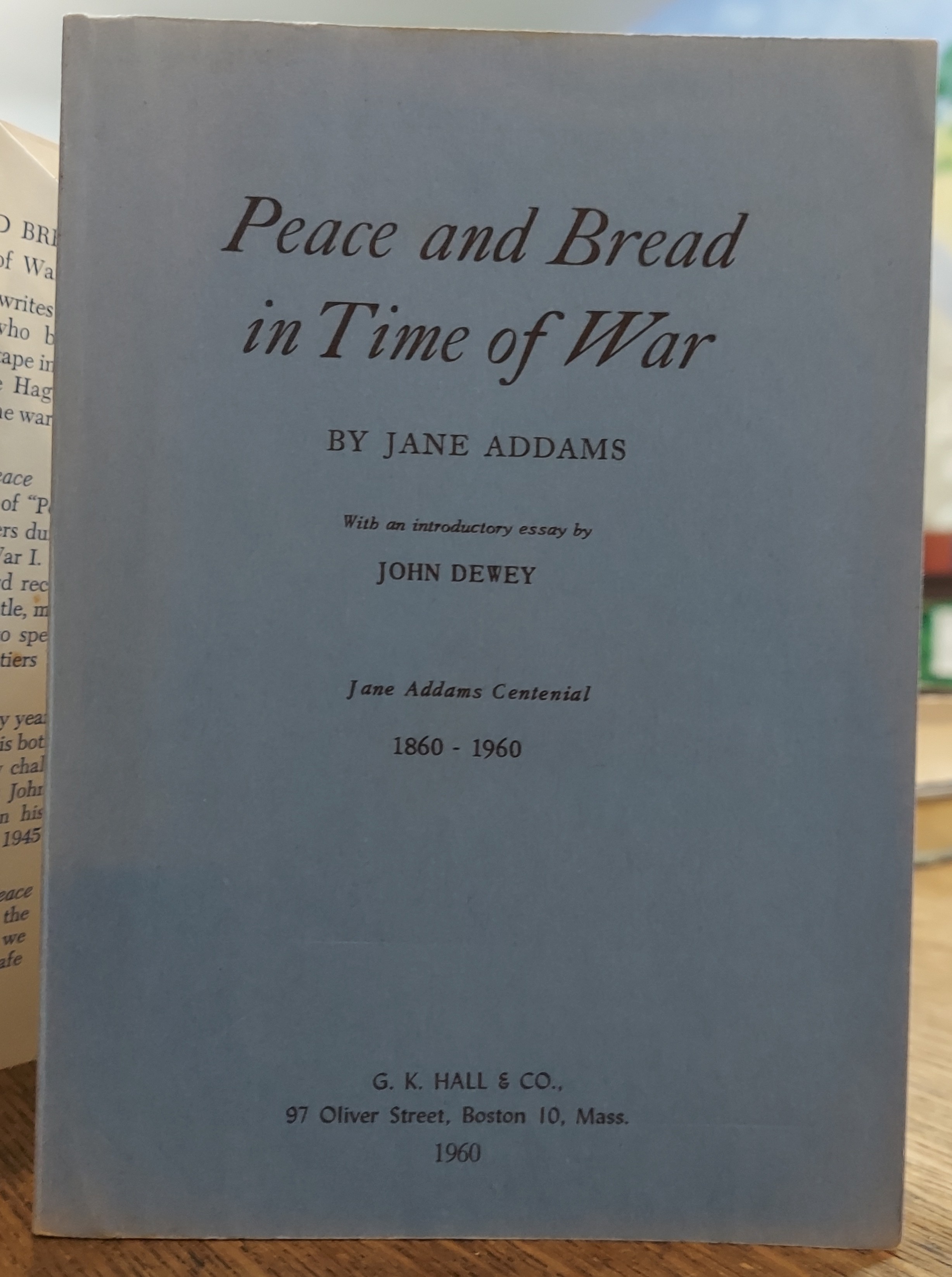 Peace and Bread in Time of War