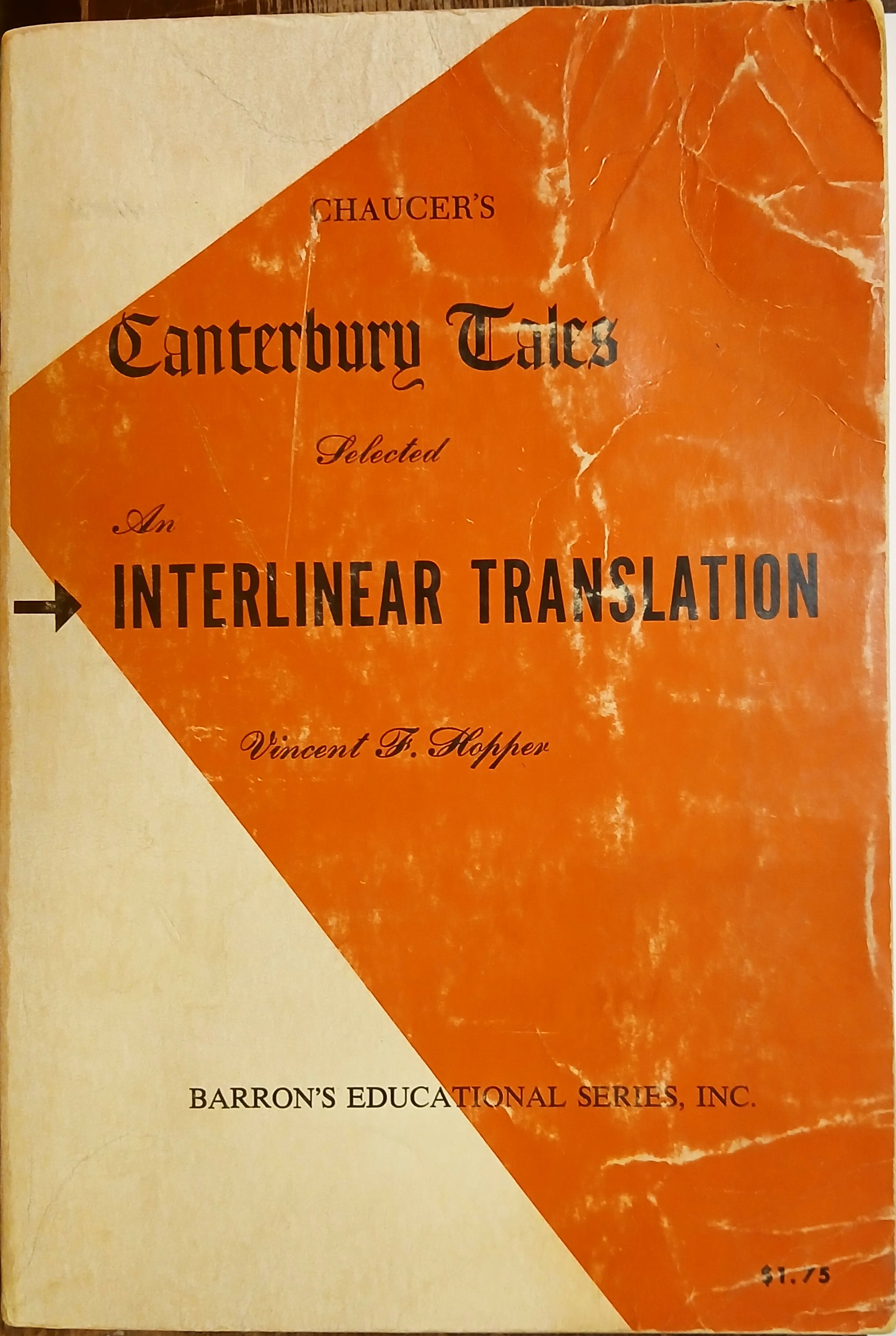 Chaucher's Canterbury Tales Selected in Interlinear Translation