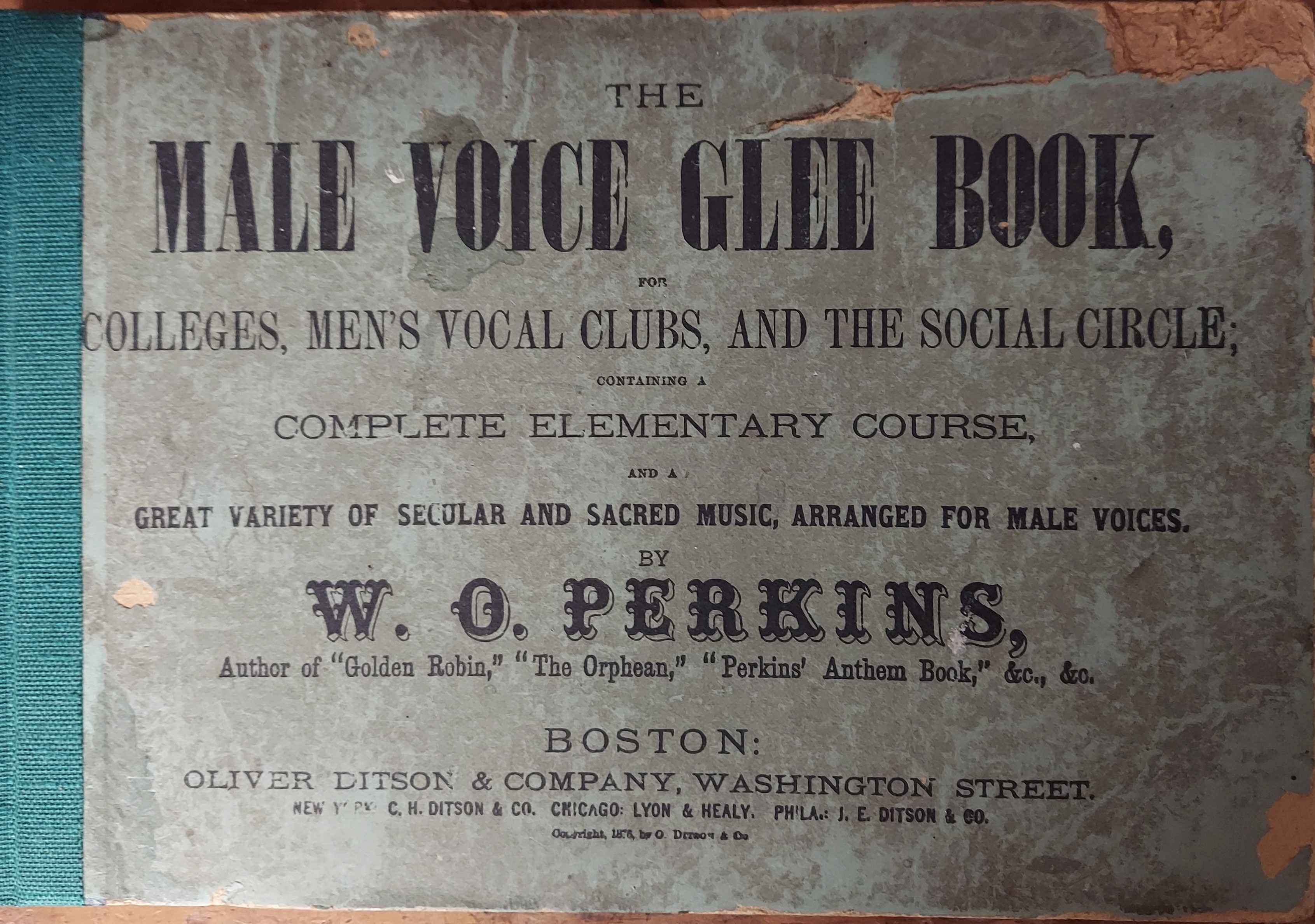 The Male Voice Glee Book for Colleges, Men's Vocal Clubs, and the Social Circle