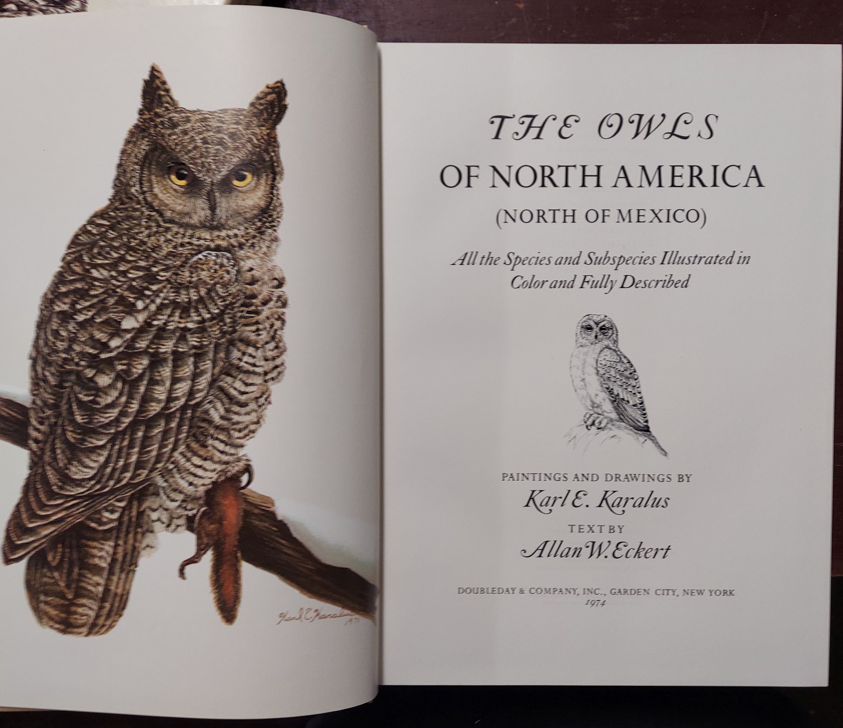 The Owls of North America - with Slipcase