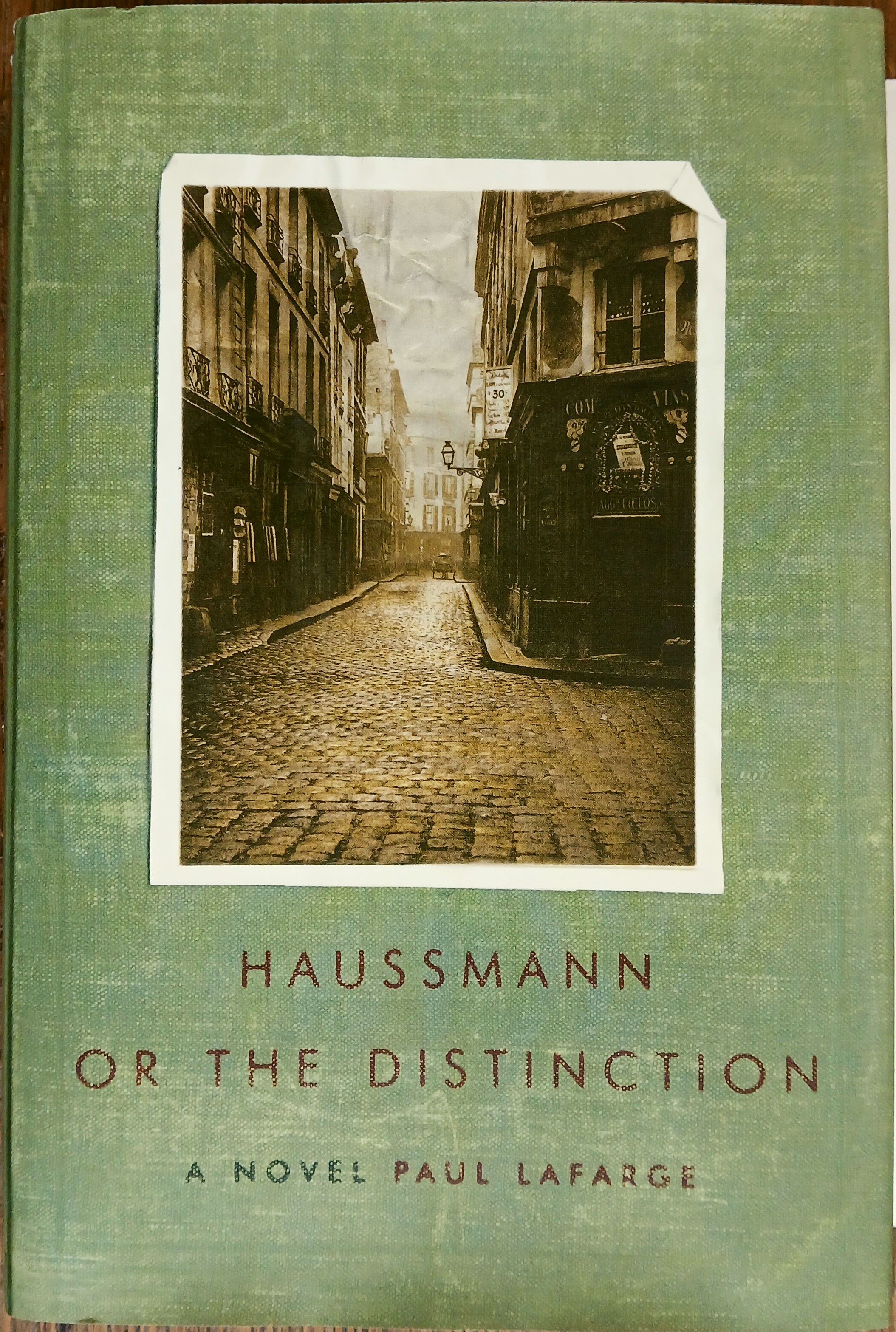Haussman or the Distinction