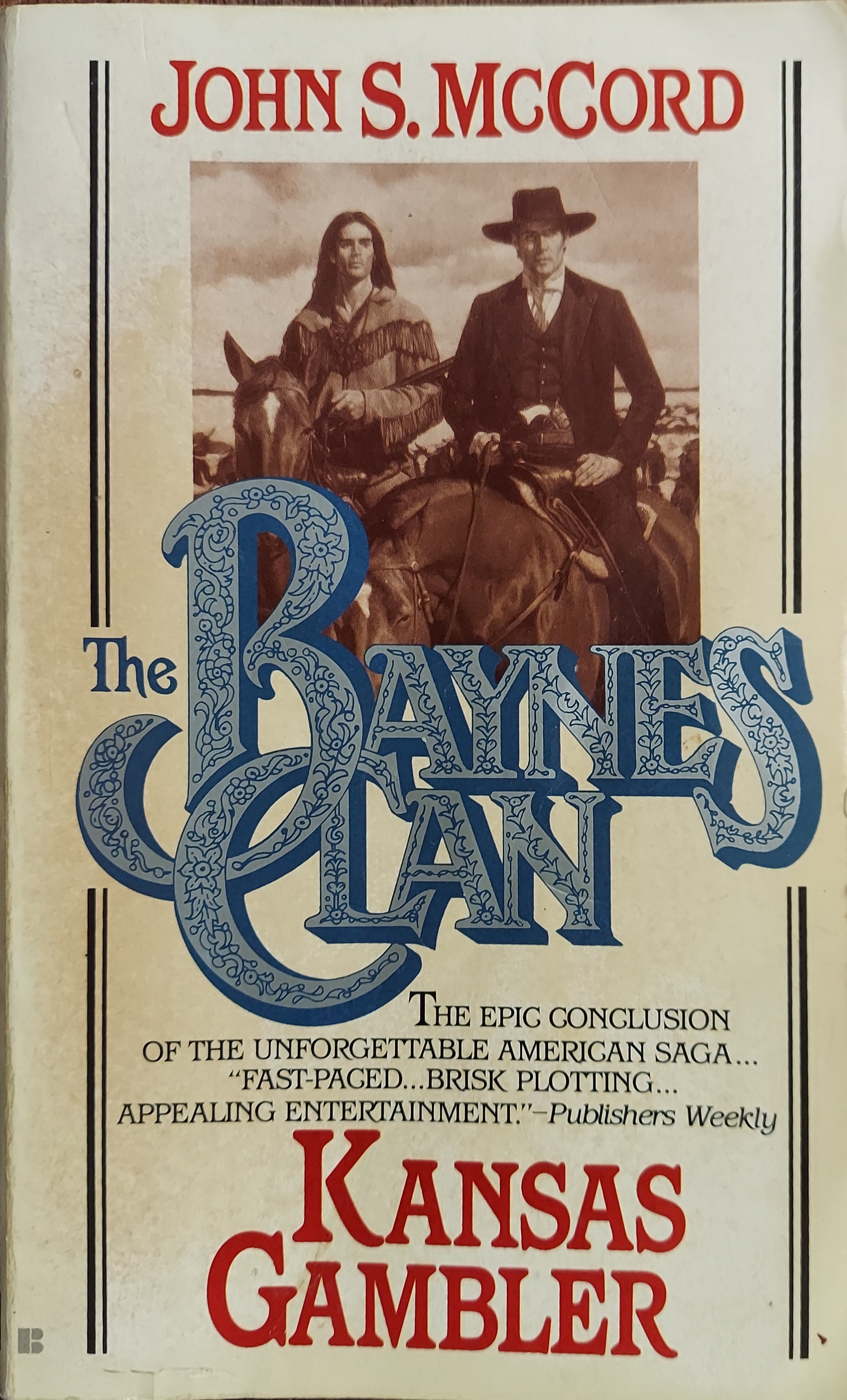 Image for The Baynes Clan : Kansas Gambler The Baynes Clan : Kansas Gambler