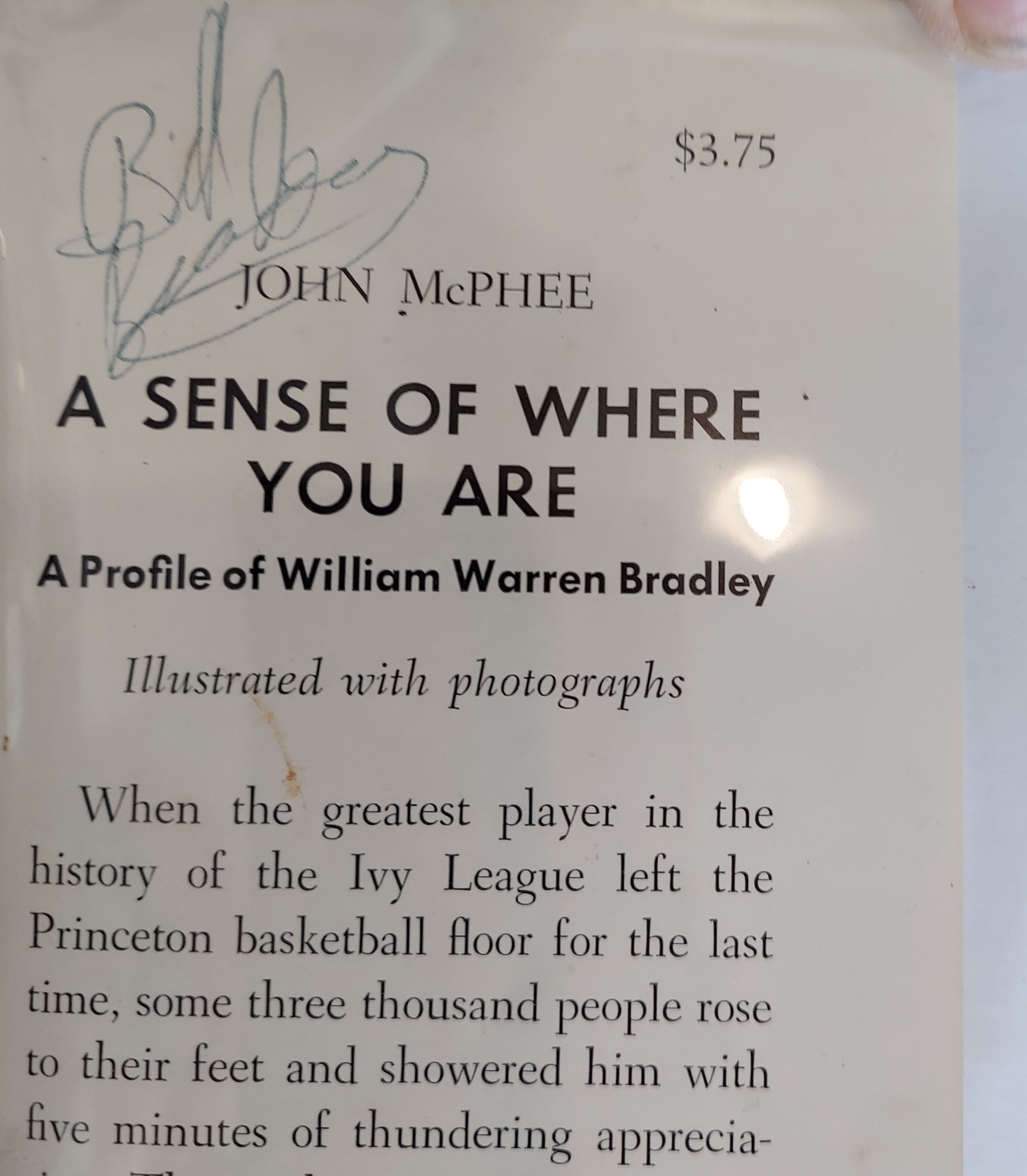 A Sense of Where You are: a Profile of William Warren Bradley